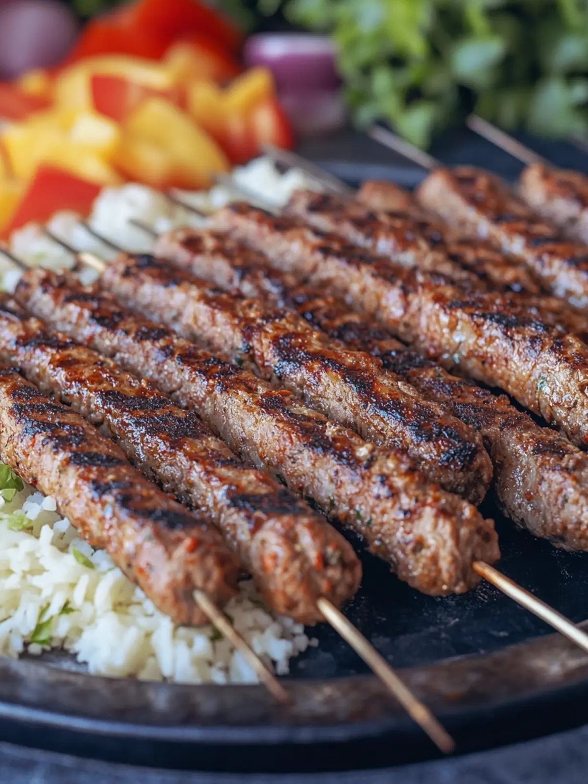 Irresistible Kabab Koobideh: Savory Minced Meat Kebab Recipe 3 Kabab Koobideh (Minced Meat Kebab)