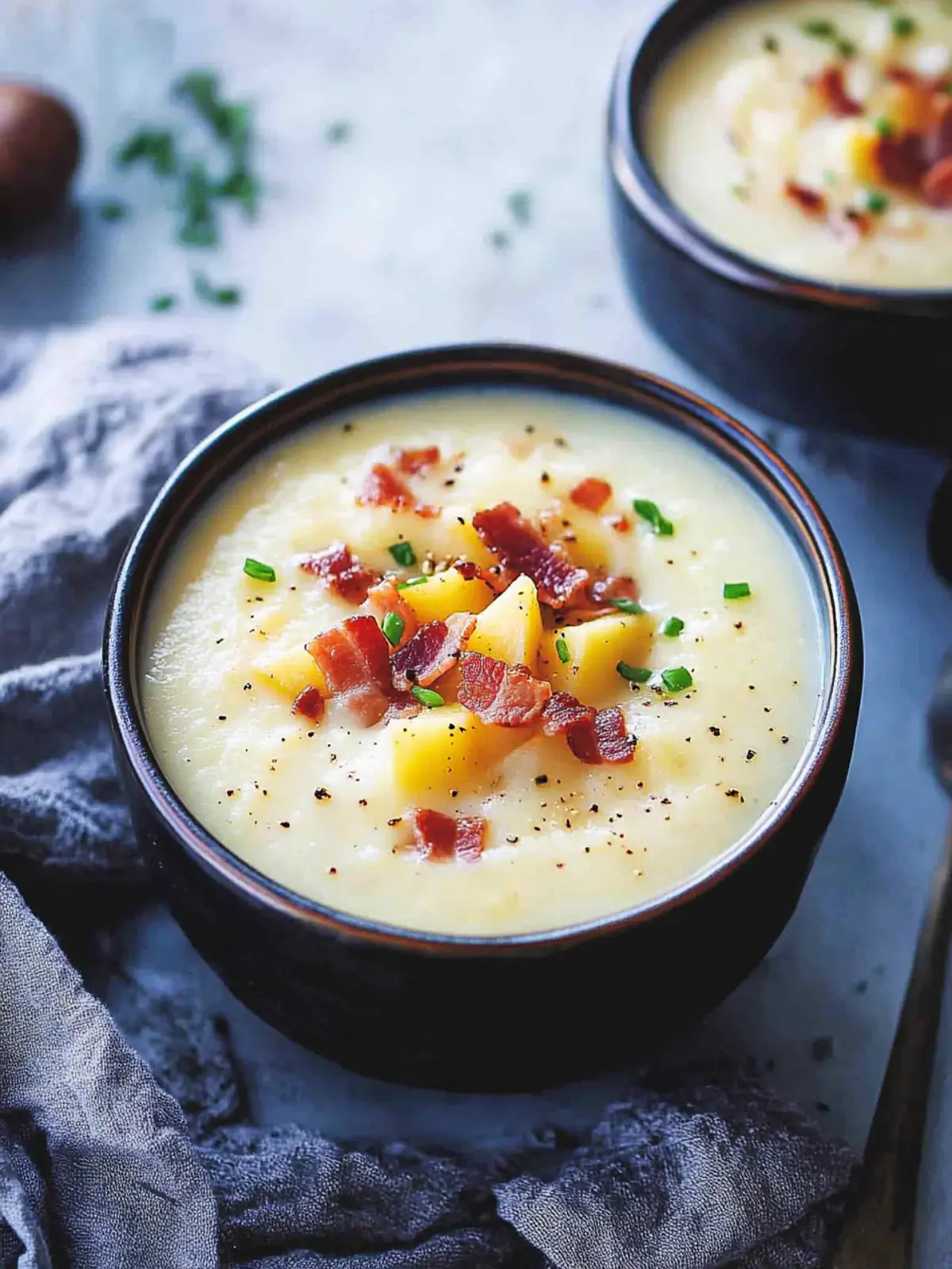 Creamy Loaded Baked Potato Soup with Bacon for Cozy Nights 4 Loaded Baked Potato Soup with Bacon