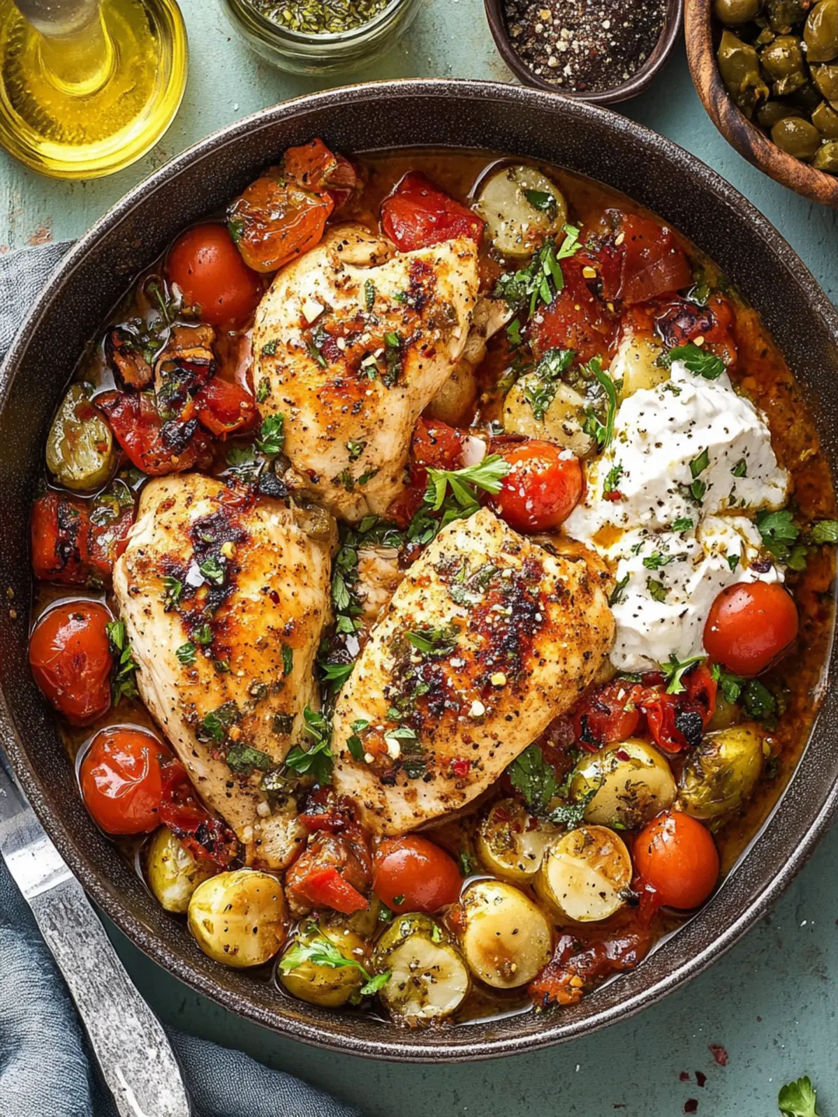 Savory Mediterranean Chicken in One Pot for Busy Nights 2 Mediterranean Chicken