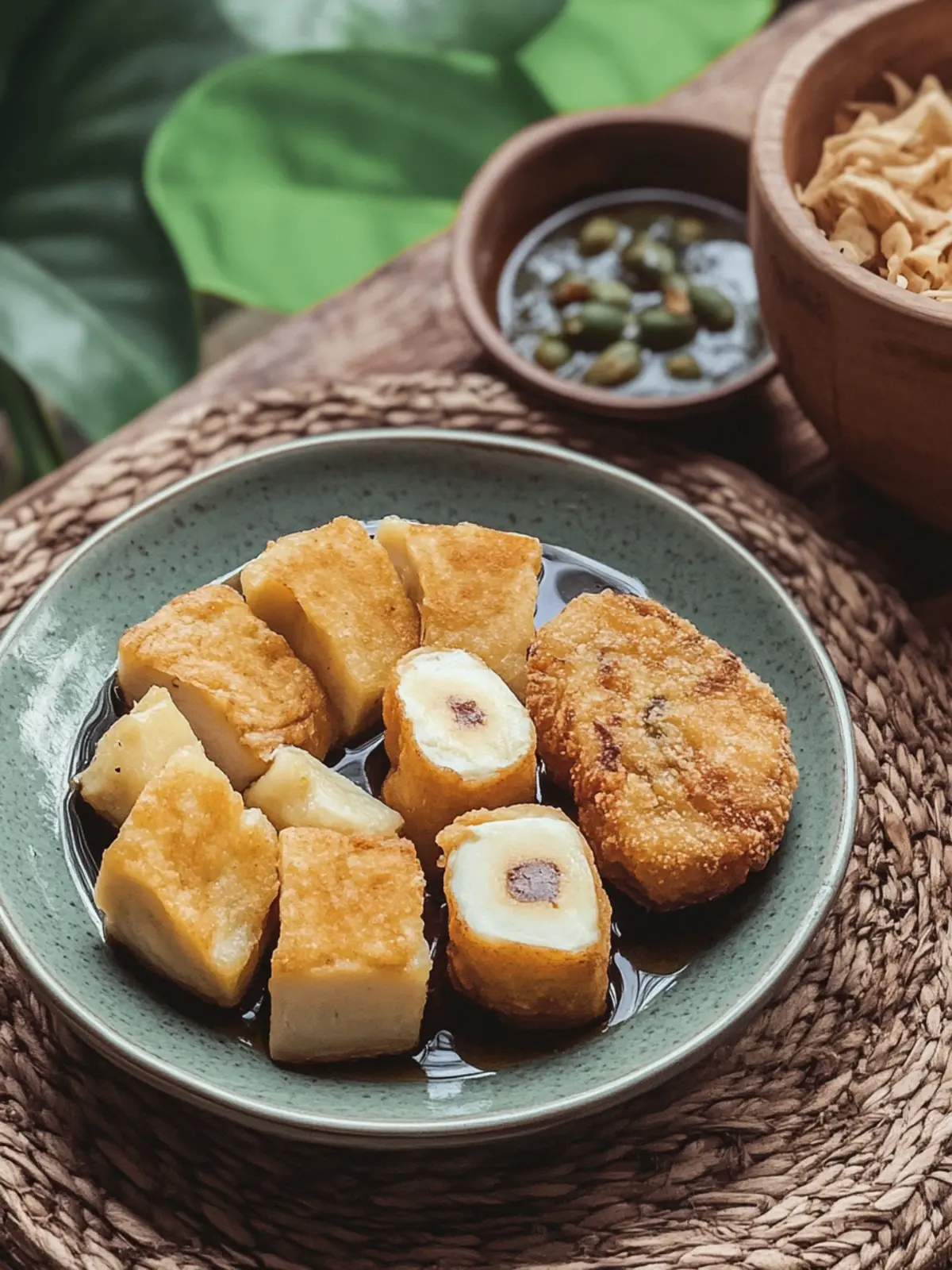 Delicious Indonesian Pempek: A Flavorful Twist on Fish Cake 5 Indonesian Pempek (Fried Fish Cake)