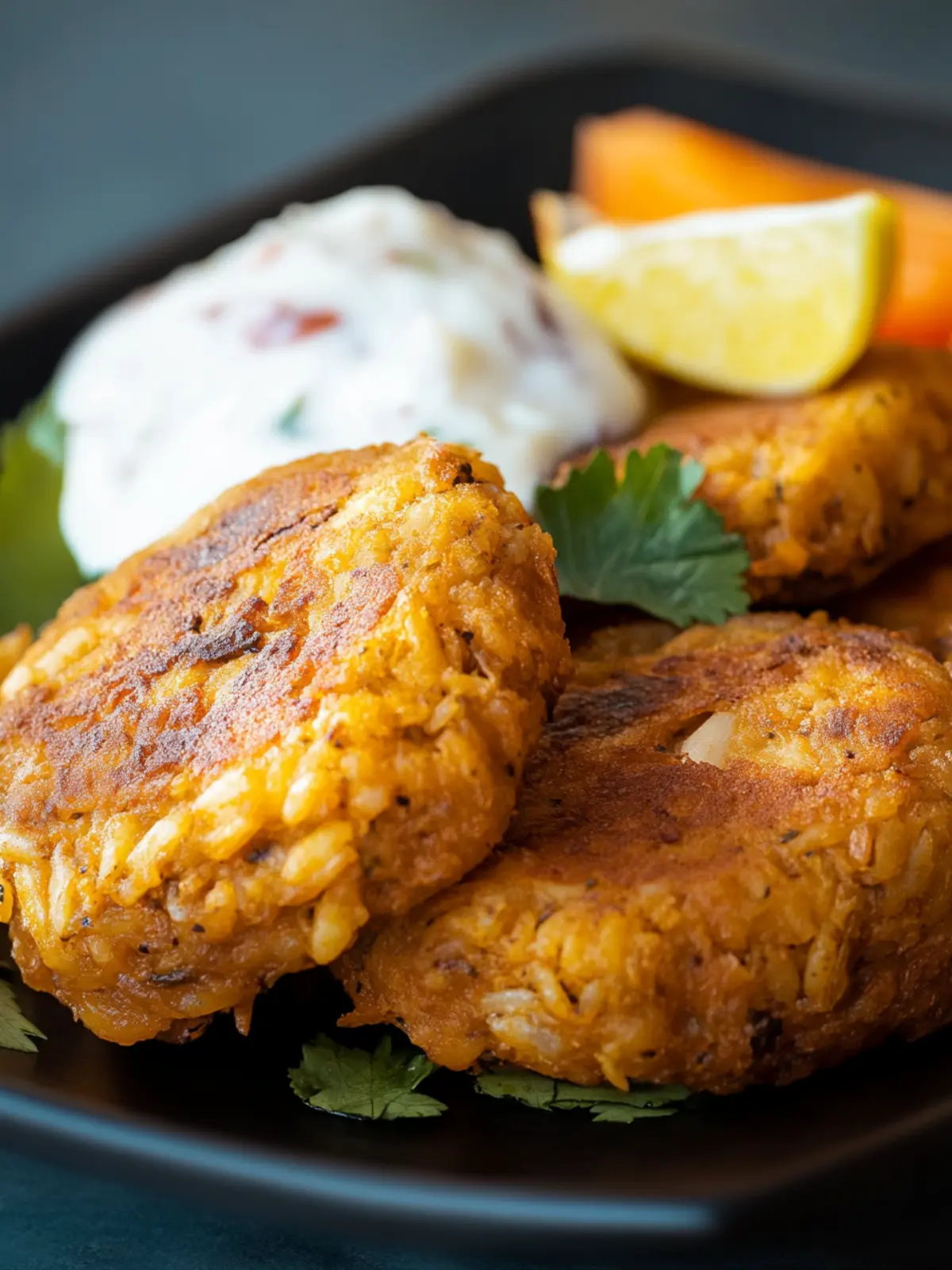 Crispy Peruvian Tacu Tacu: Comfort in Every Bite 3 Peruvian Tacu Tacu (Rice and Bean Patties)