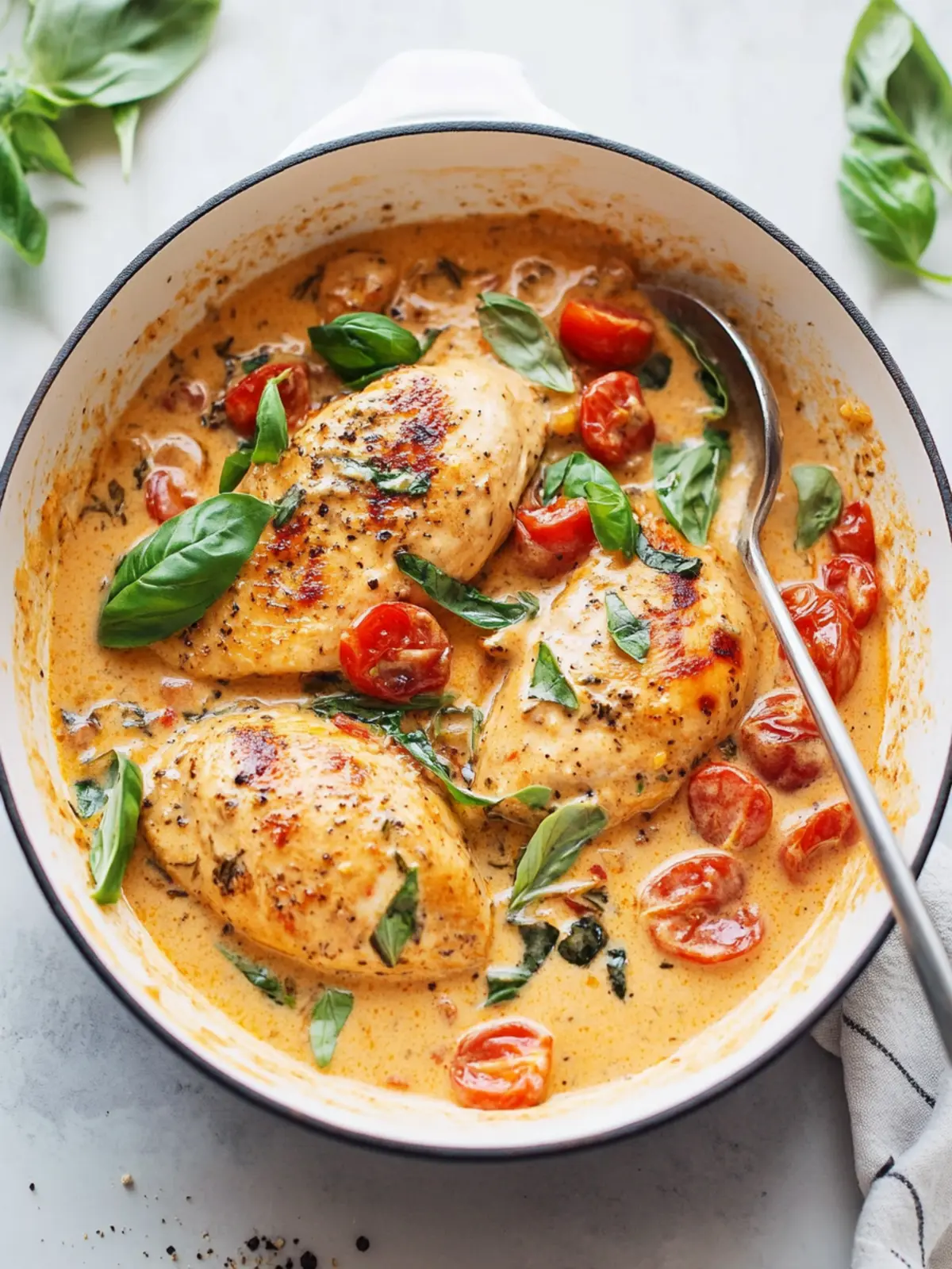 Creamy Tuscan Chicken - Quick and Irresistibly Delicious! 5 Creamy Tuscan Chicken (Easy 30-Minute Recipe!)