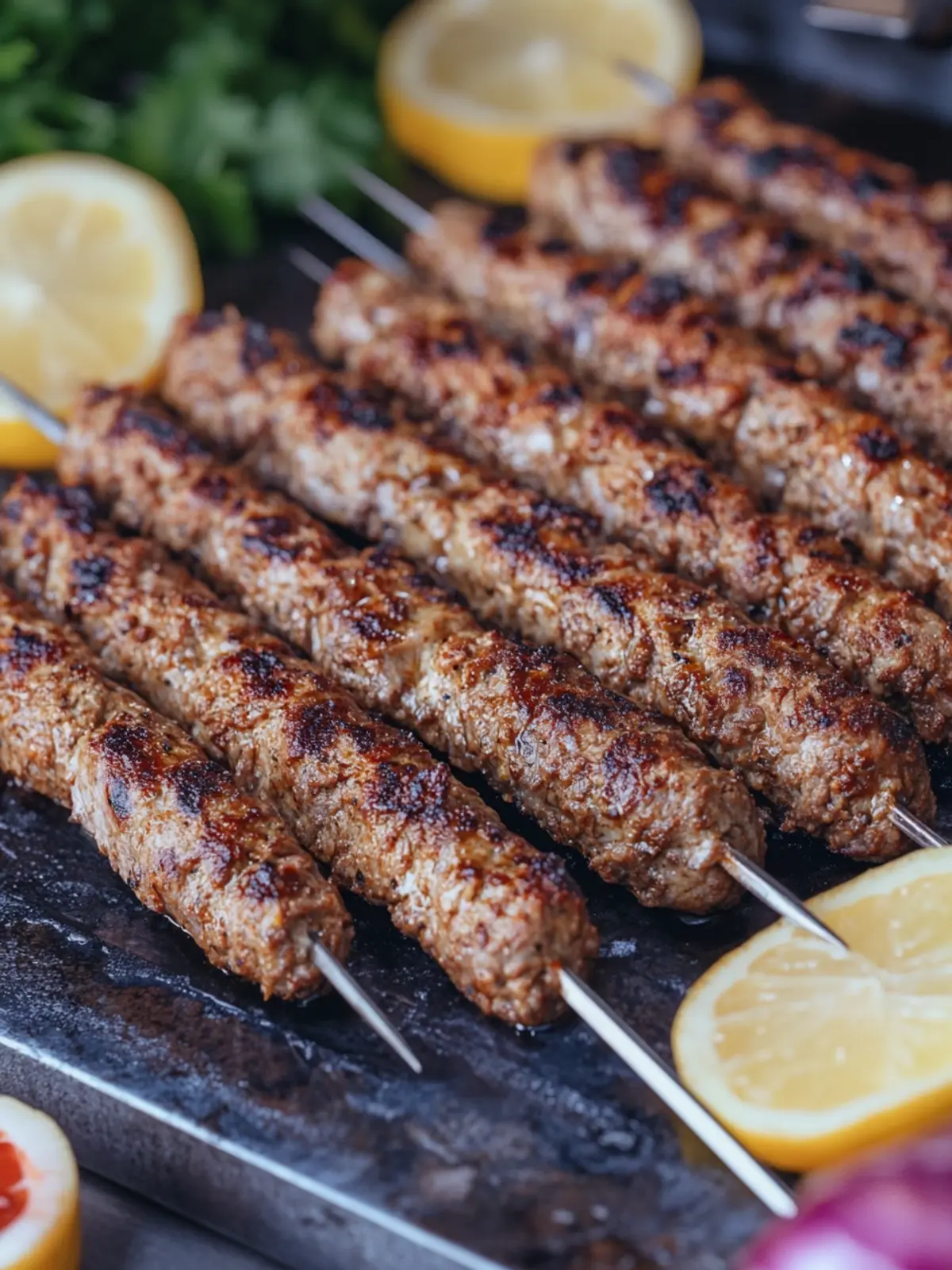 Irresistible Kabab Koobideh: Savory Minced Meat Kebab Recipe 5 Kabab Koobideh (Minced Meat Kebab)