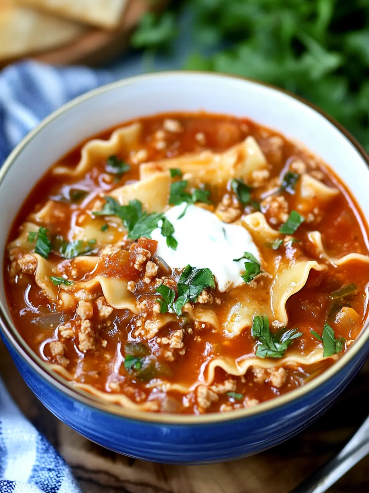 Hearty Lasagna Soup Ready in 30 Minutes for Cozy Nights 2 Lasagna Soup