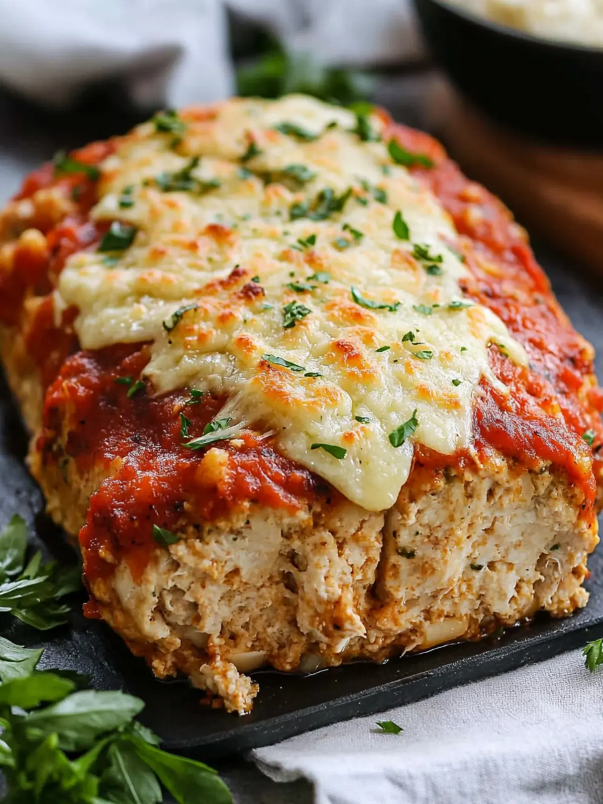 Cheesy Parmesan Chicken Meatloaf Everyone Will Love 2 Parmesan Chicken Meatloaf