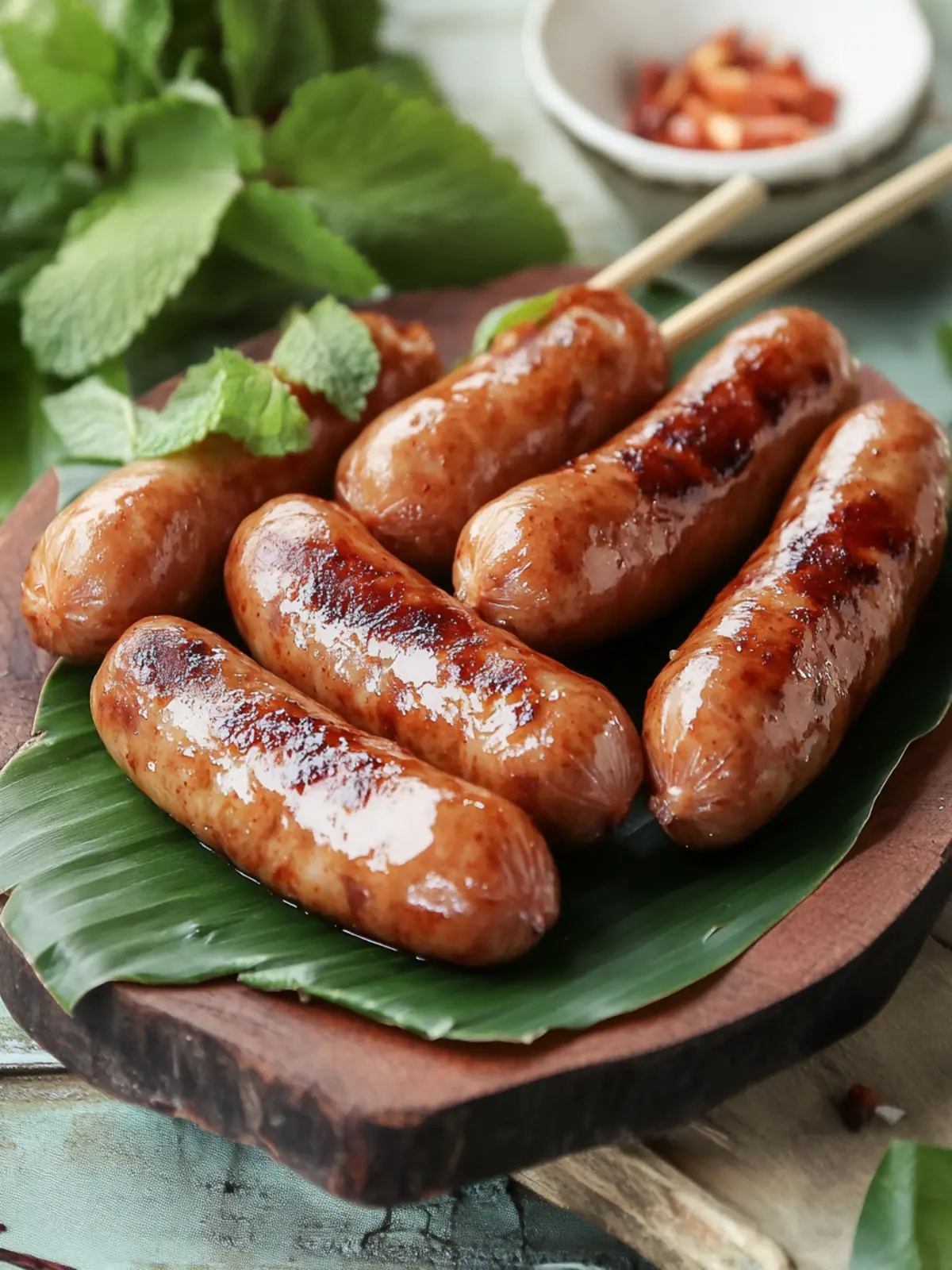 Savory Thai Sai Krok Isaan: A Homemade Treat You’ll Love 2 Thai Sai Krok Isaan (Isaan Sausage)