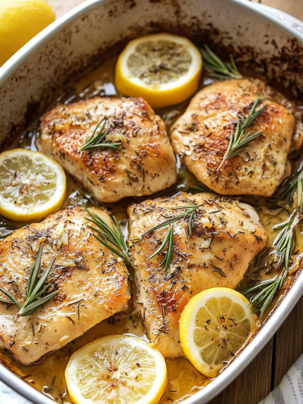 Zesty Lemon Rosemary Chicken in Just 20 Minutes! 5 Lemon Rosemary Chicken