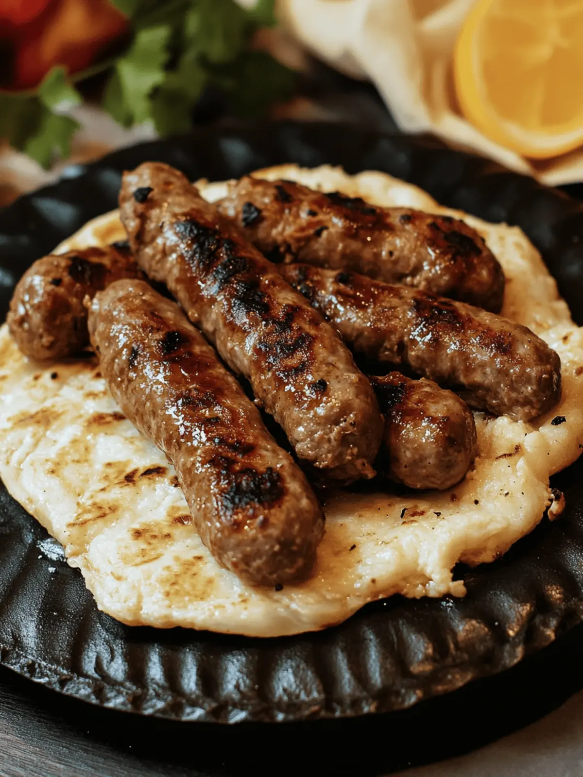 Savor the Flavor: Authentic Bosnian Ćevapi Recipe You’ll Love 5 Bosnian Ćevapi (Grilled Minced Meat Sausages)