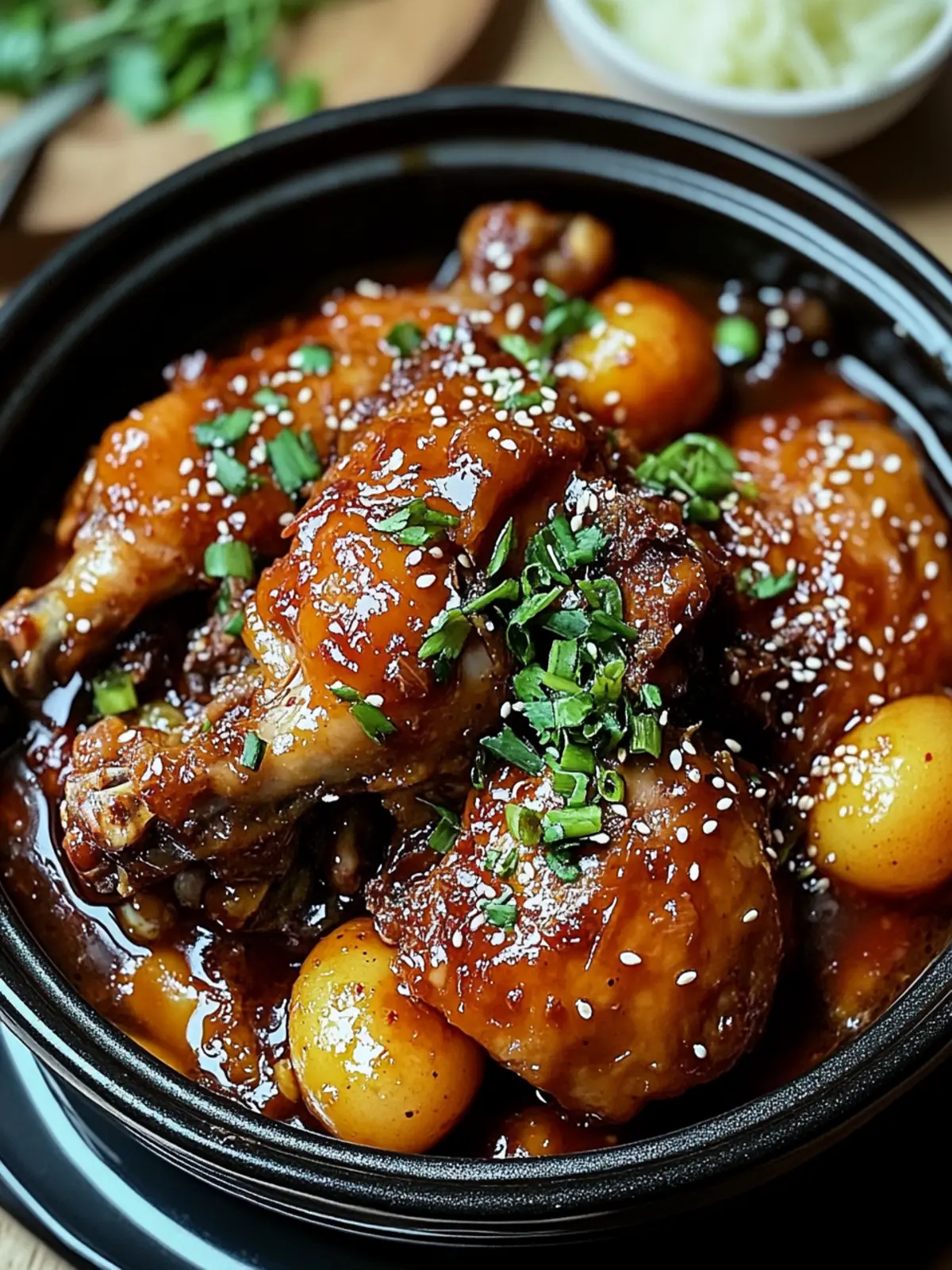 Irresistible Jjimdak Korean Braised Chicken in One Pot 4 Jjimdak Korean Braised Chicken
