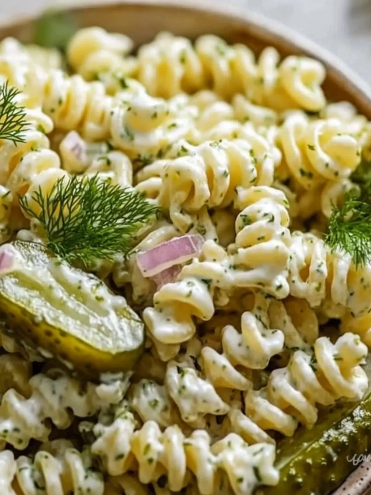 Dill Pickle Pasta Salad TikTok Viral – Your Summer Unicorn Dish 5 Dill Pickle Pasta Salad (TikTok Viral)