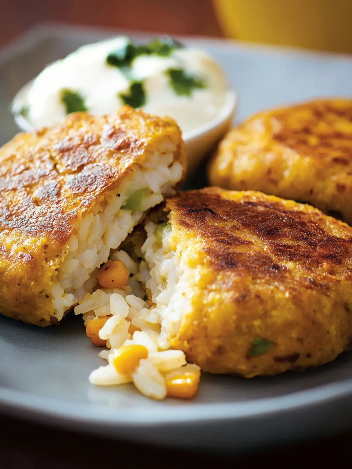 Crispy Peruvian Tacu Tacu: Comfort in Every Bite 4 Peruvian Tacu Tacu (Rice and Bean Patties)