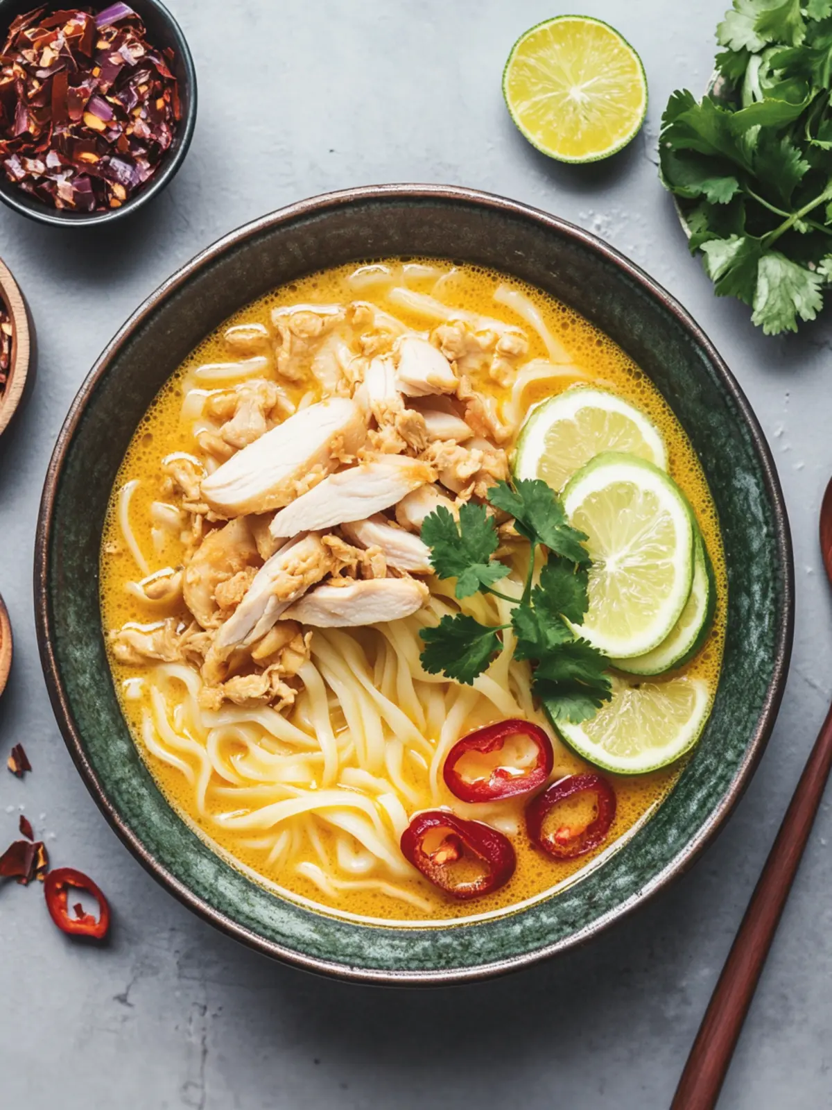 Irresistible Burmese Ohn No Khao Swe: Cozy Coconut Chicken Soup 3 Burmese Ohn No Khao Swe (Coconut Chicken Noodle Soup)