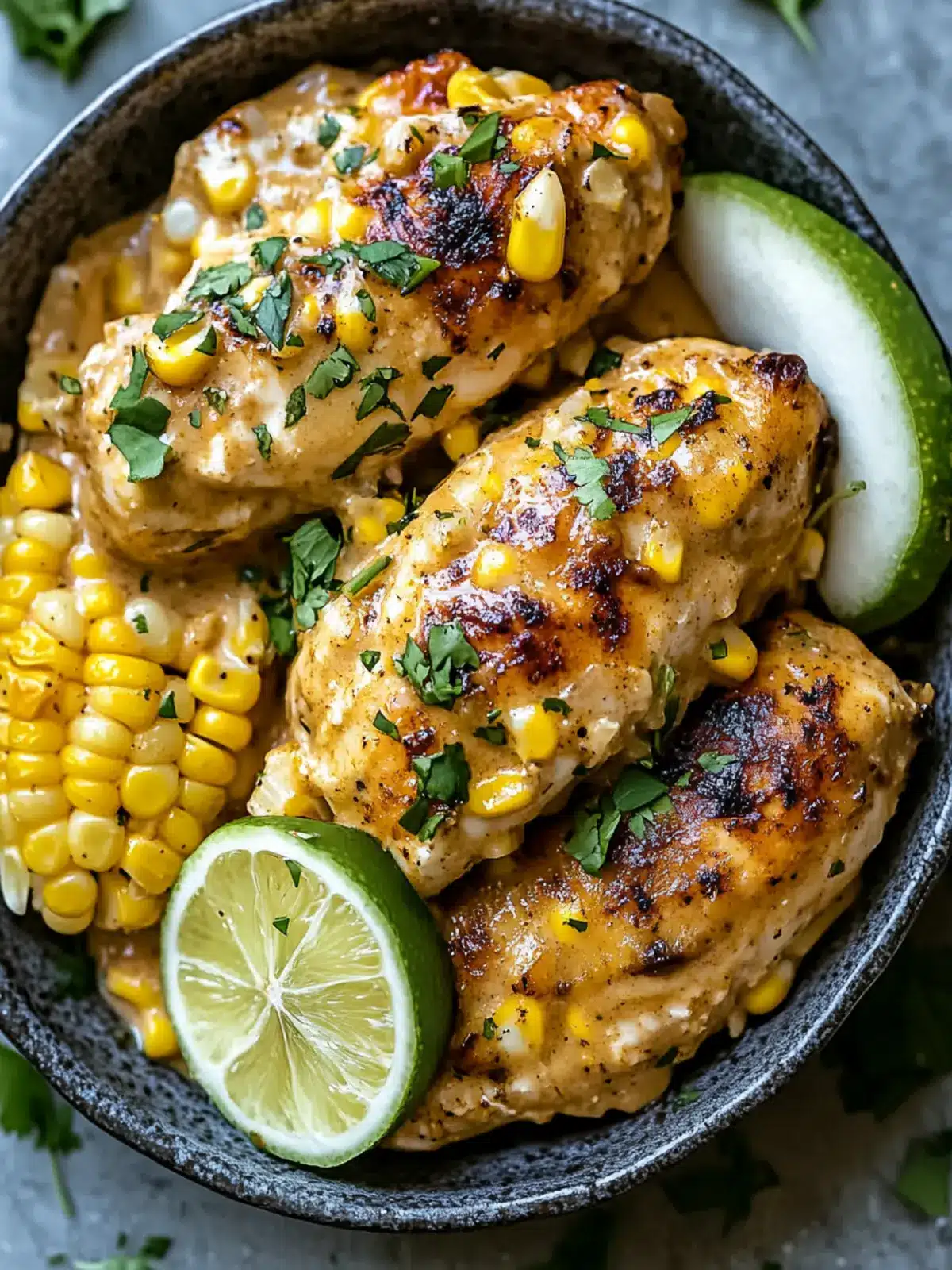 Slow Cooker Street Corn Chicken: Creamy Bliss You’ll Love 3 Slow Cooker Street Corn Chicken: Creamy Comfort in Every Bite