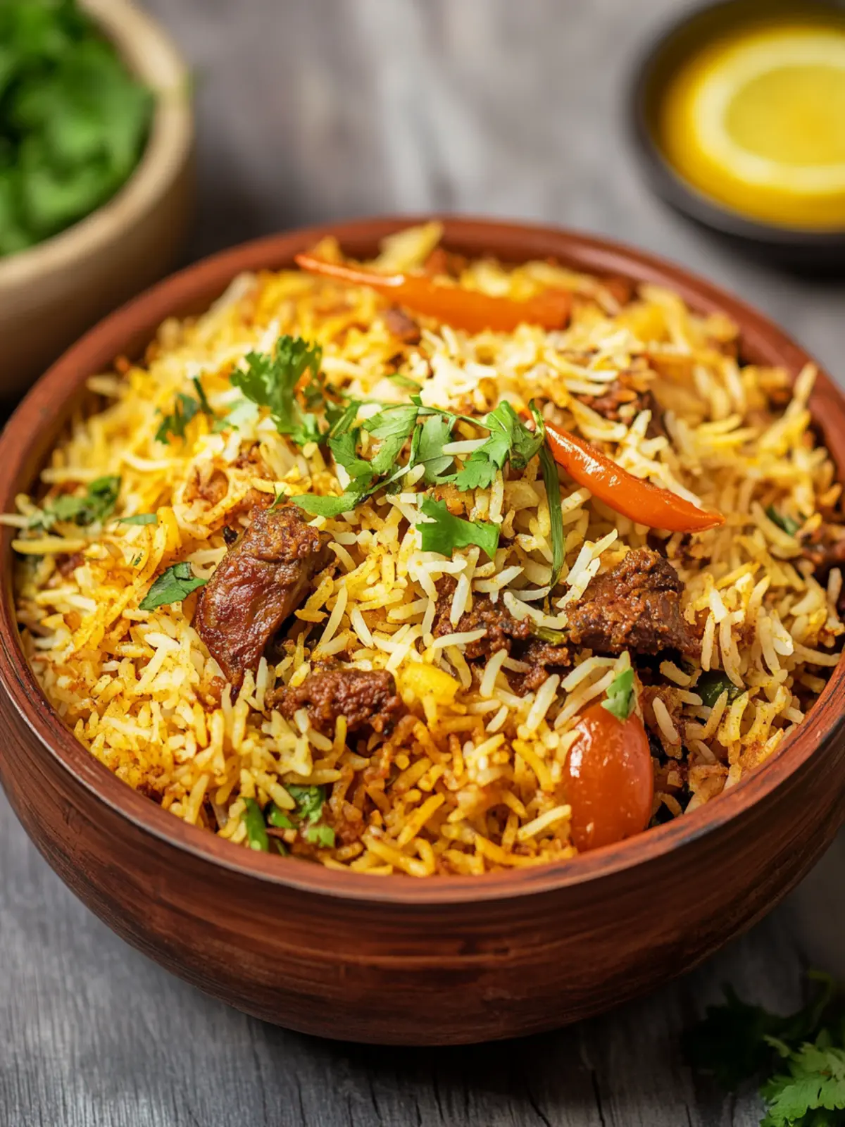 Savory Indian Biryani: Perfect Spiced Rice with Meat or Veggies 2 Indian Biryani (Spiced Rice with Meat or Vegetables)