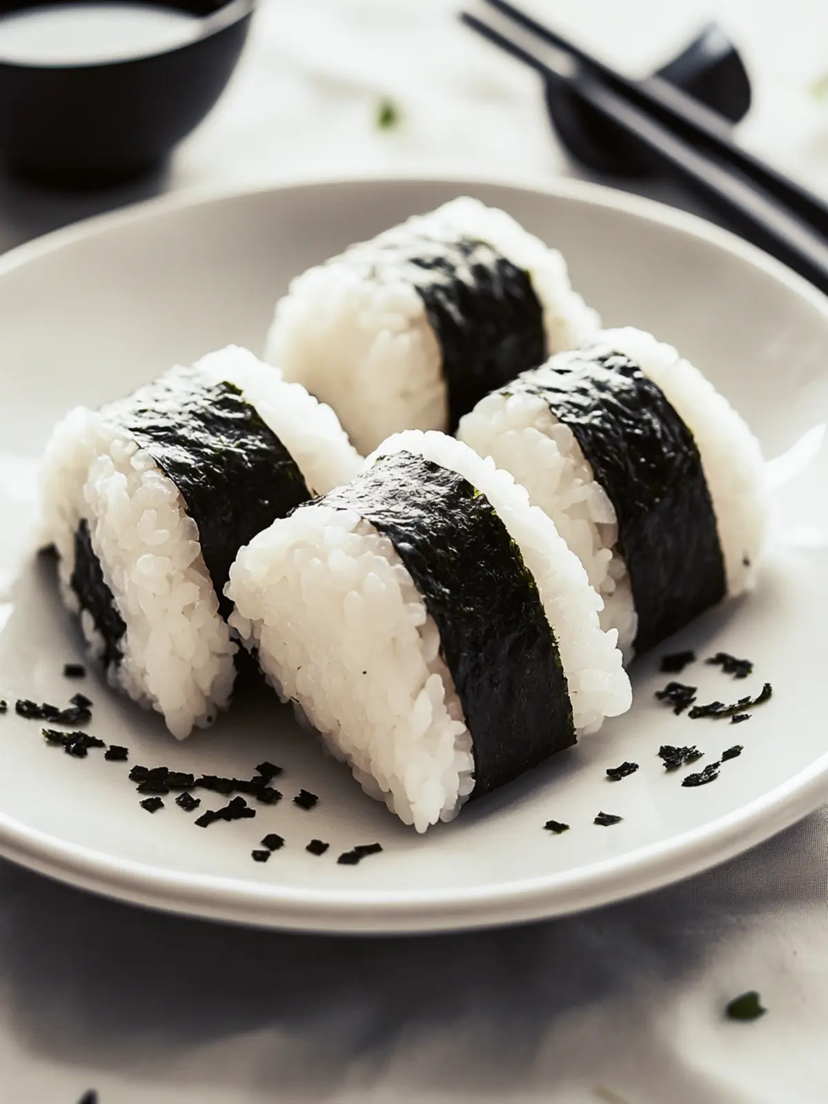 Savory Japanese Onigiri: Easy Rice Balls with Fun Fillings 4 Japanese Onigiri (Rice Balls)