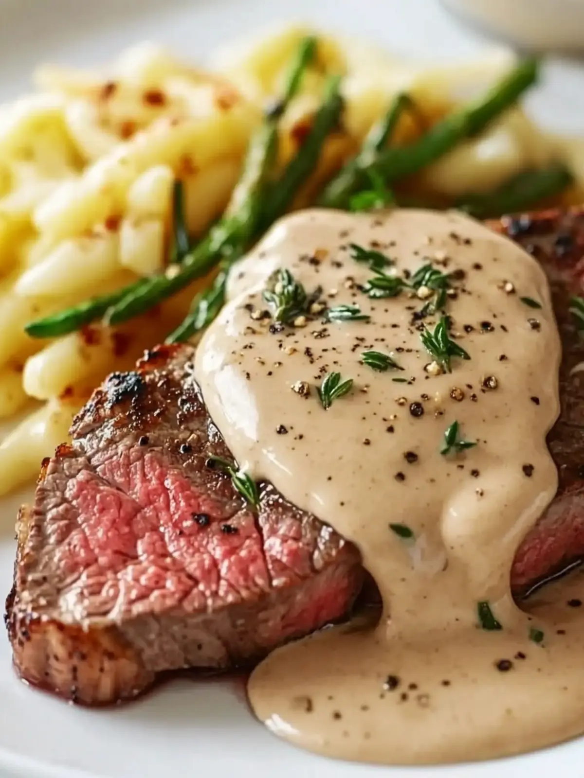 Steak with Creamy Peppercorn Sauce: Restaurant-Style at Home 5 Steak with Creamy Peppercorn Sauce (Restaurant-Style at Home)