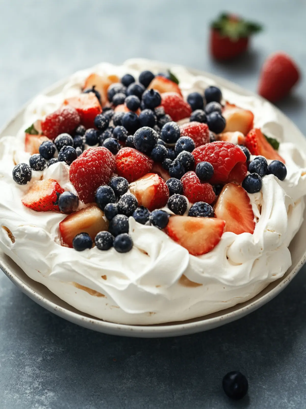 Delicious Australian Pavlova: The Ultimate Meringue Dessert with Fruit 3 Australian Pavlova (Meringue Dessert with Fruit)