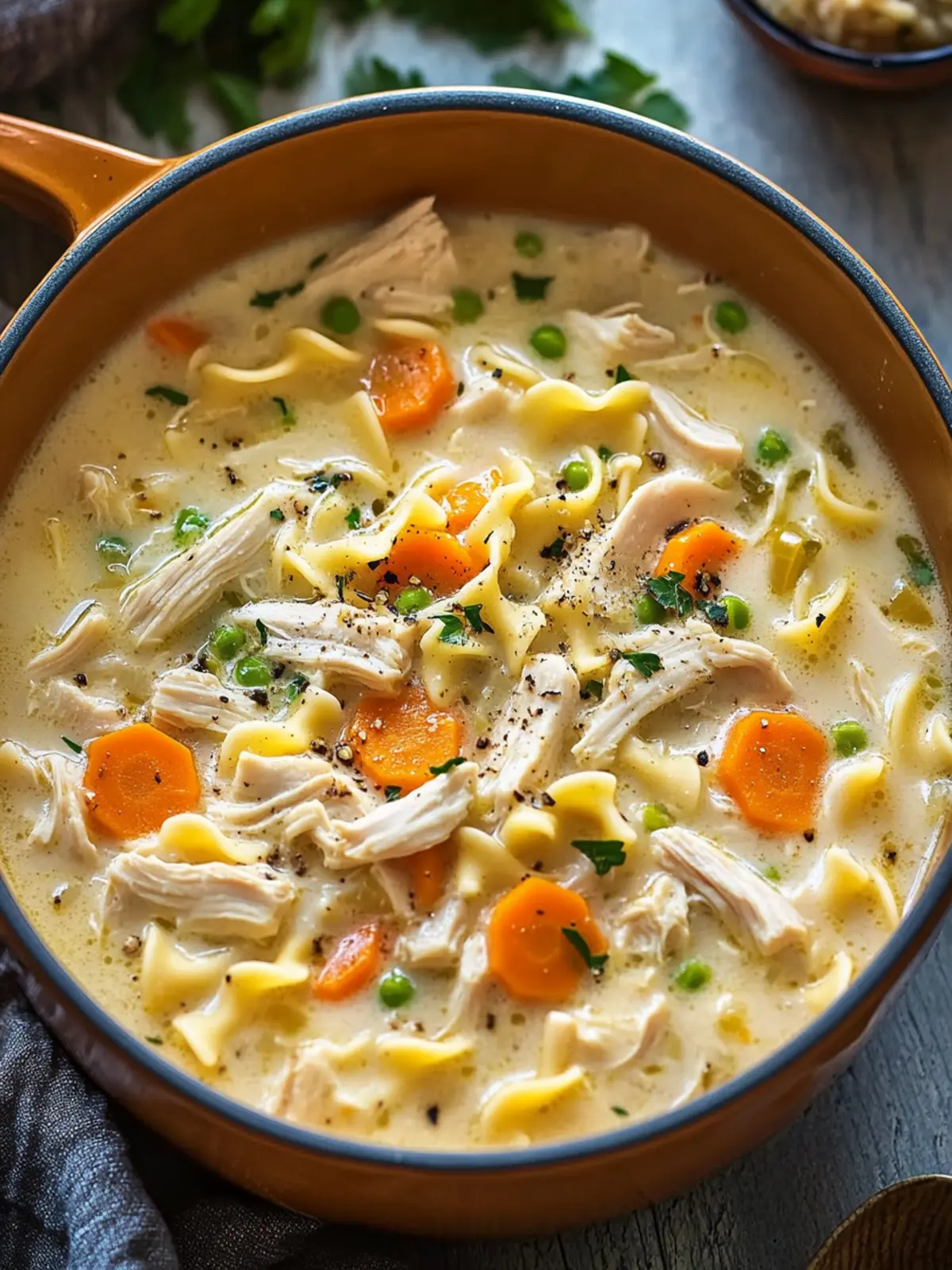 Creamy Chicken Noodle Soup for Ultimate Comfort and Flavor 4 Creamy Chicken Noodle Soup