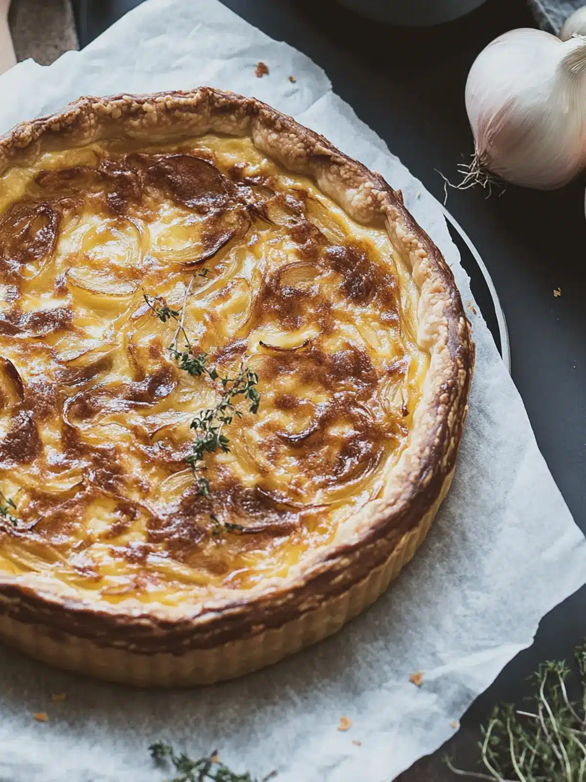 Savory German Zwiebelkuchen: Indulge in Comfort Food Bliss 2 German Zwiebelkuchen (Onion Tart)