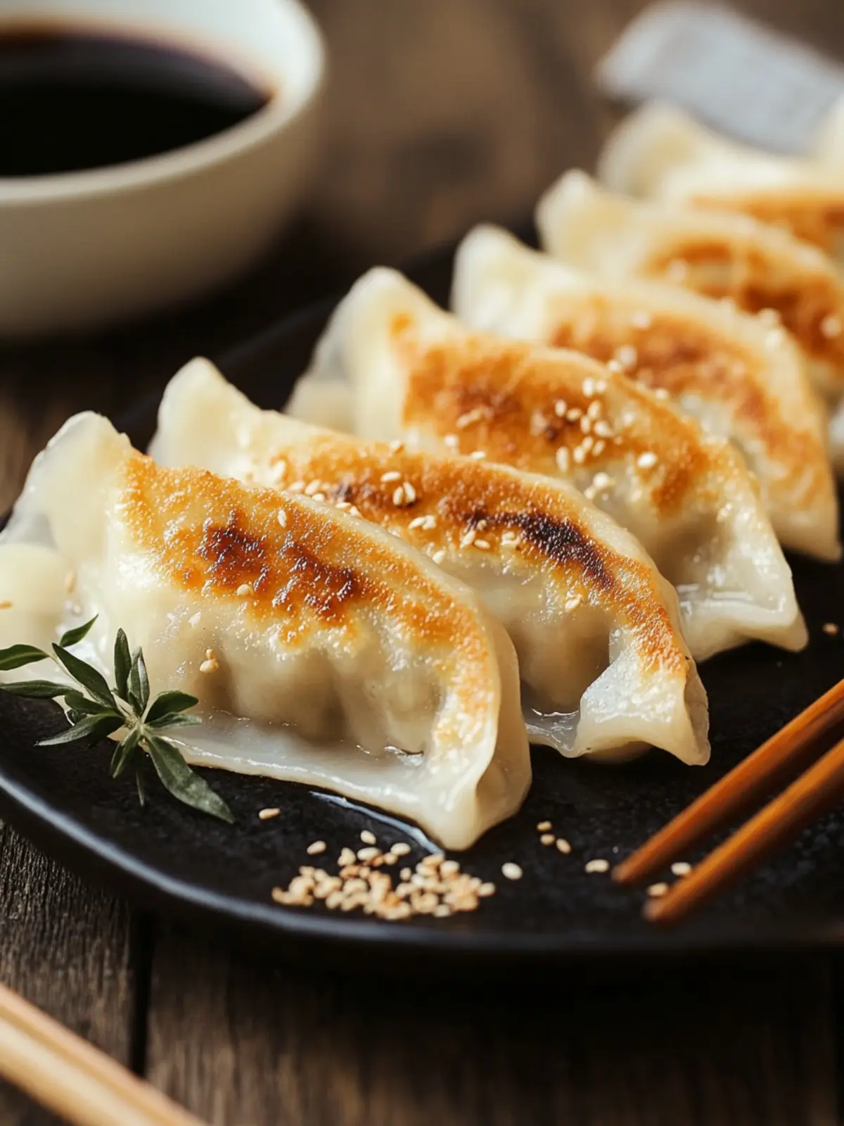 Savory Japanese Gyoza Dumplings: Easy Homemade Delight 2 Japanese Gyoza (Dumplings)