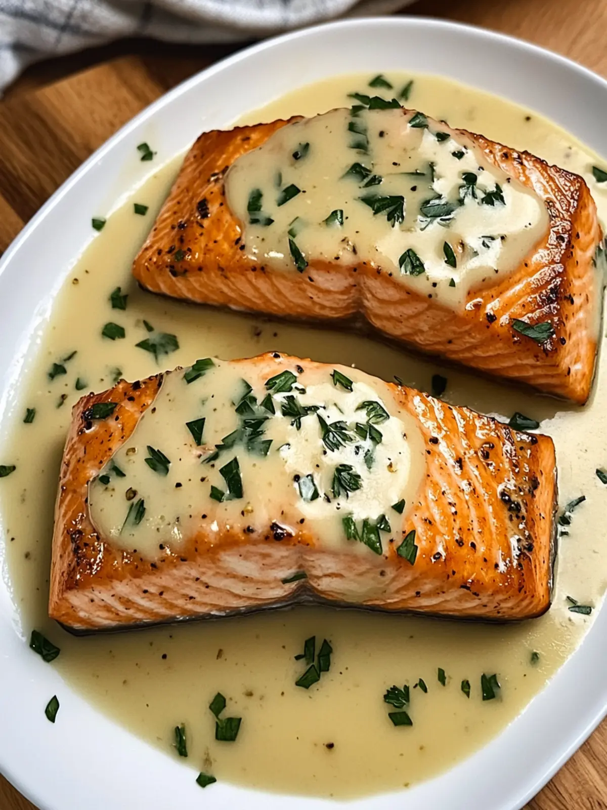 Indulge in Creamy Garlic Butter Salmon Recipe for Dinner Delight 2 Creamy Garlic Butter Salmon Recipe