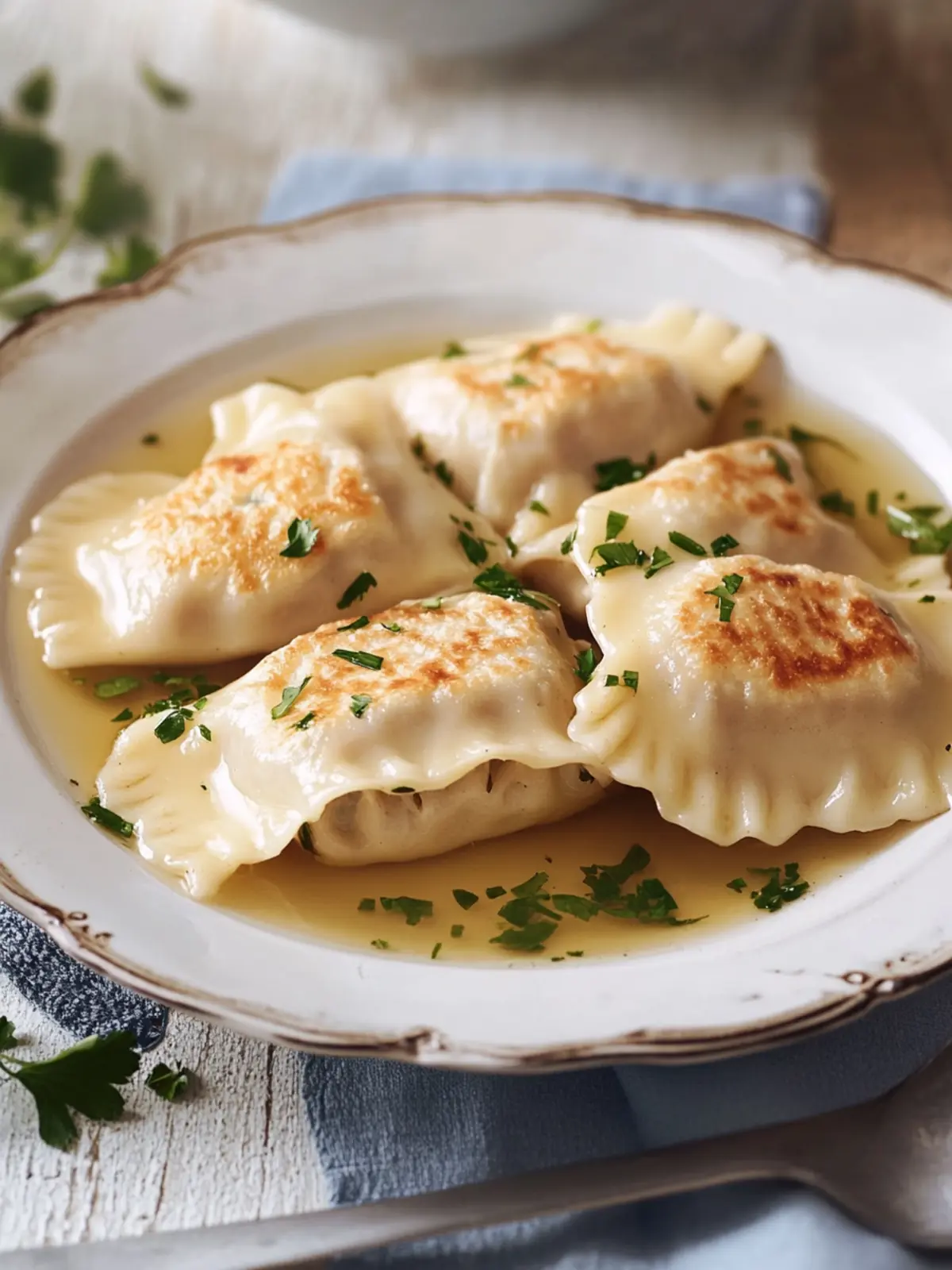 Delicious German Maultaschen: Comfort Food for All Occasions 5 German Maultaschen (Stuffed Pasta Pockets)