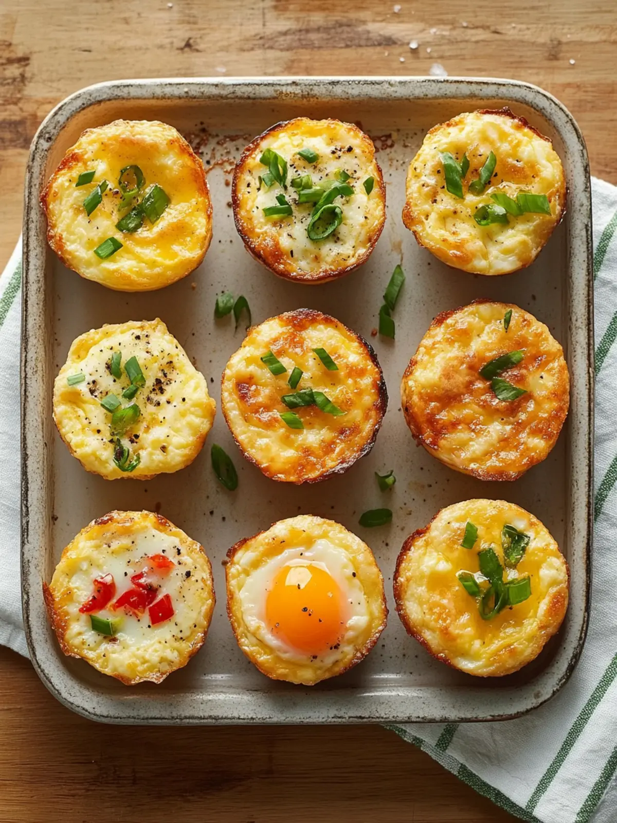 Oven-Baked Egg Bites Without Cottage Cheese – Creamy & Customizable 4 Oven-Baked Egg Bites Without Cottage Cheese