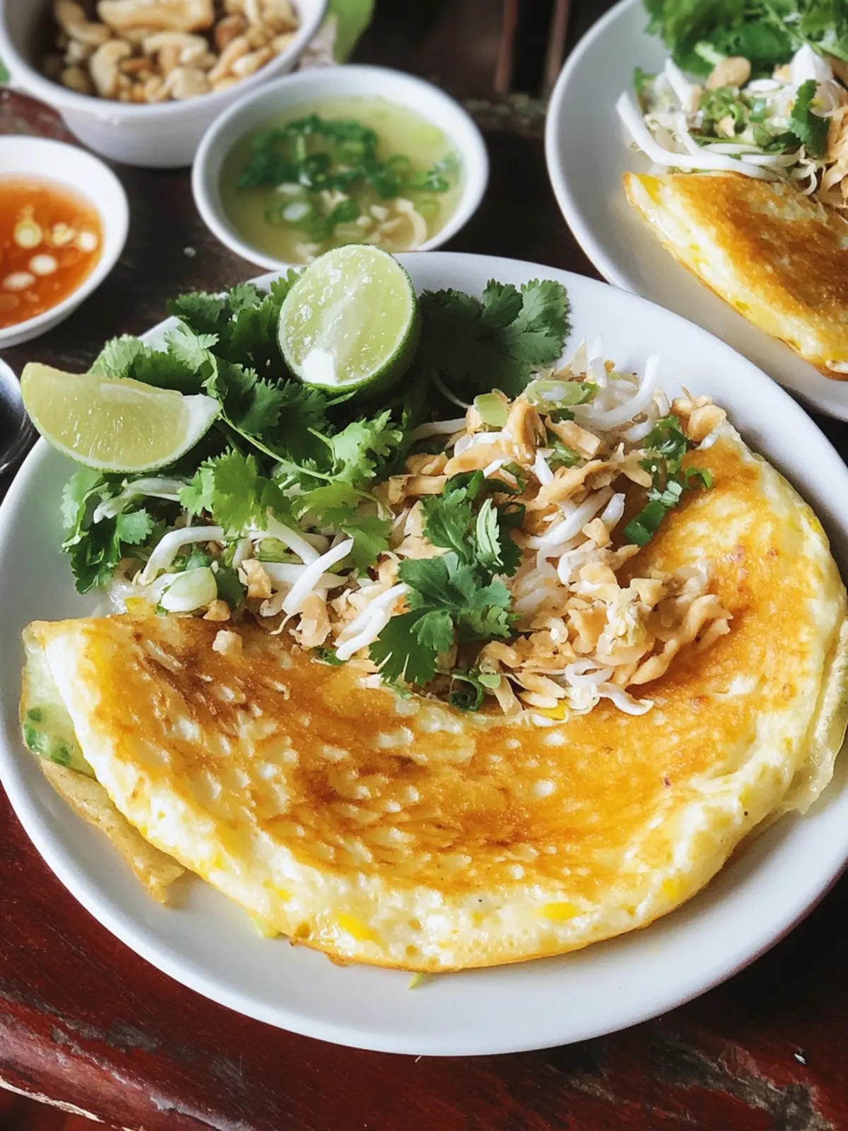 Crispy Vietnamese Bánh Xèo: Your New Favorite Pancake Delight 3 Vietnamese Bánh Xèo (Sizzling Pancake)