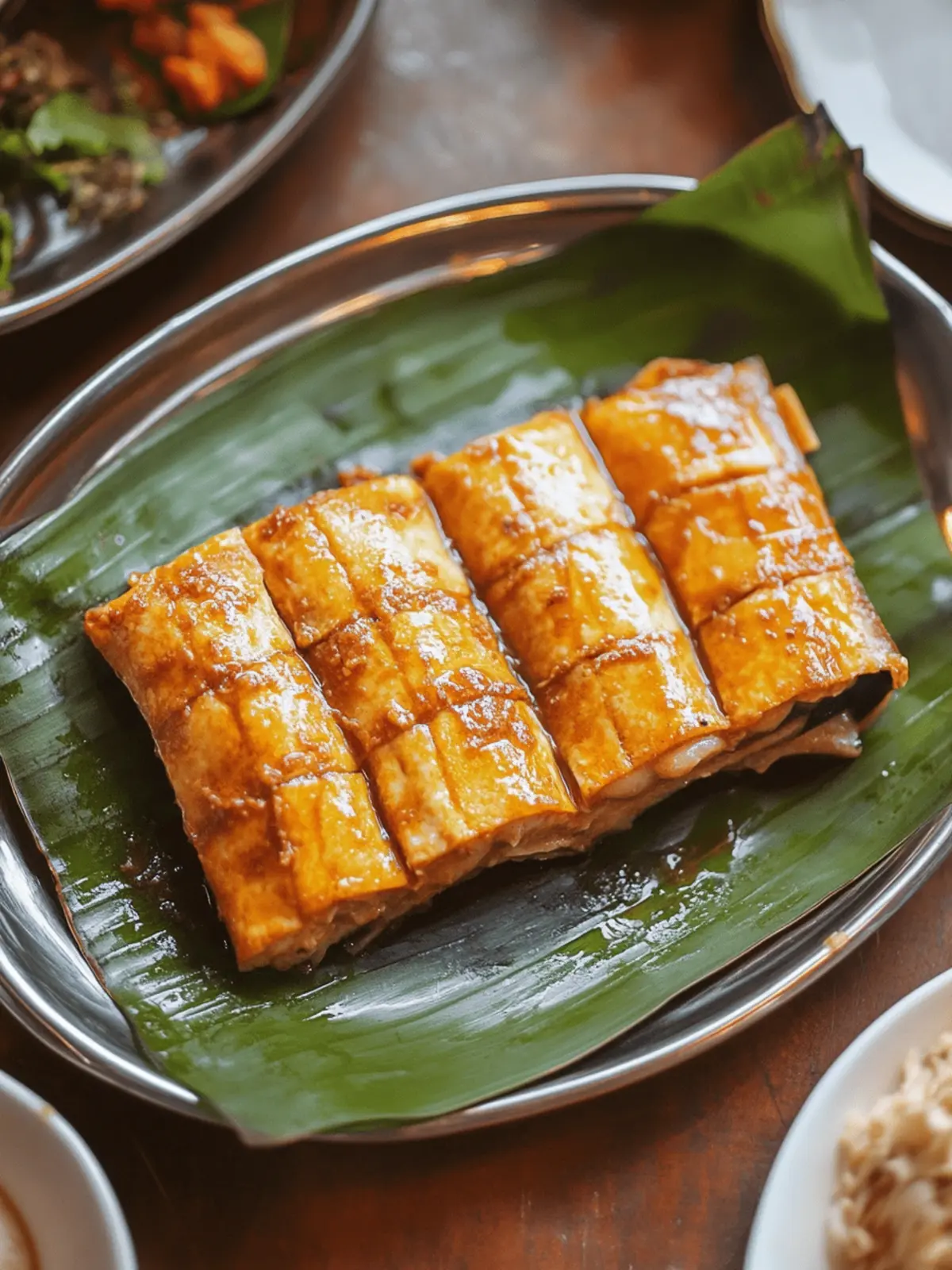 Delicious Malaysian Otak Otak: Spiced Fish Custard Bliss 2 Malaysian Otak Otak (Spiced Fish custard)