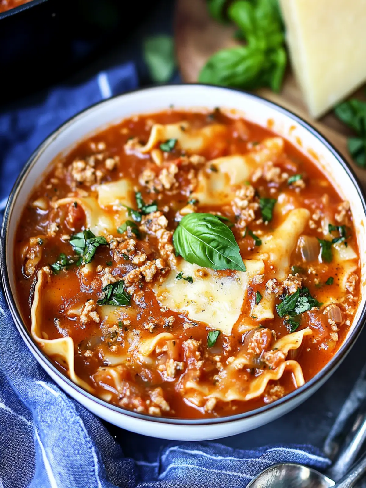 Hearty Lasagna Soup Ready in 30 Minutes for Cozy Nights 4 Lasagna Soup