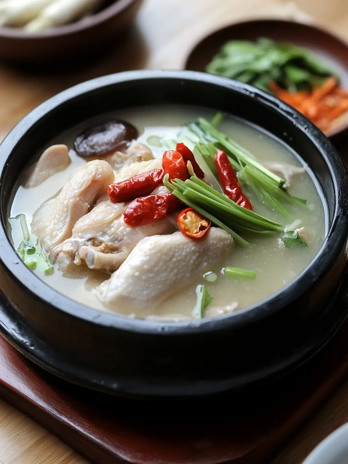 Nourish Your Soul with Korean Samgyetang Ginseng Chicken Soup 3 Korean Samgyetang (Ginseng Chicken Soup)