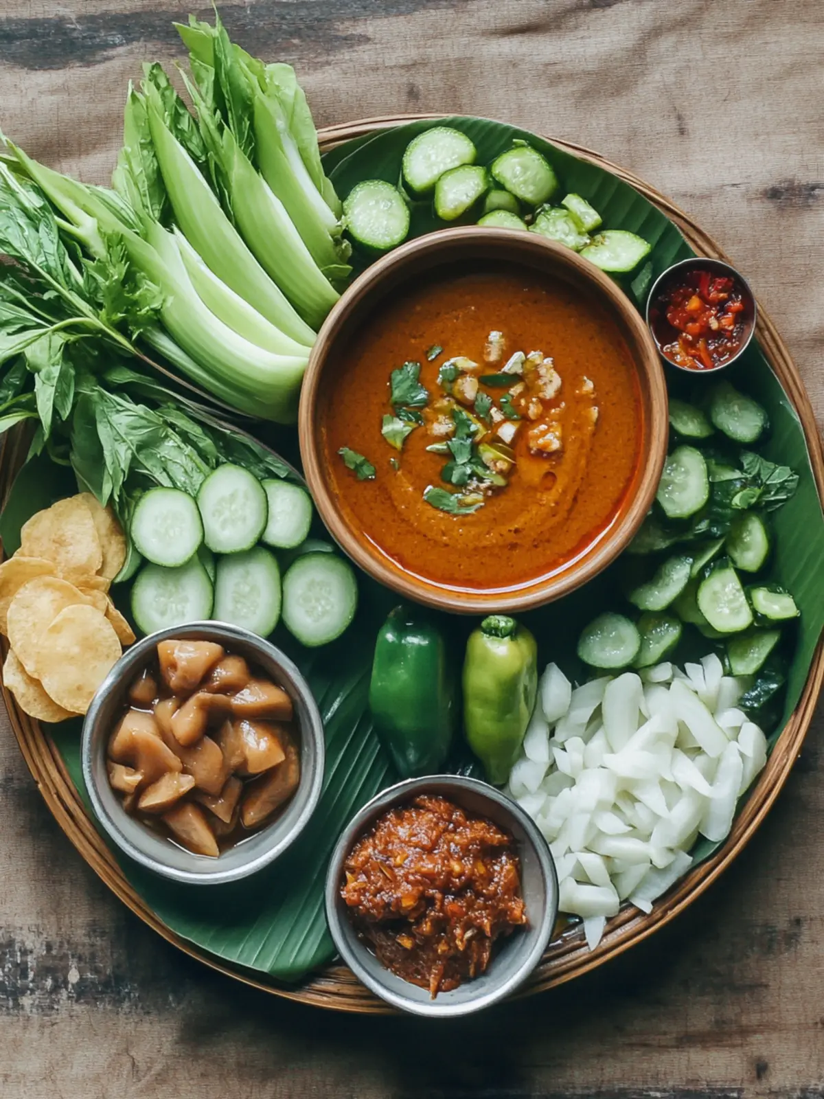 Burmese Ngapi Yay: Savory Fish Paste Dip with Fresh Veggies 5 Burmese Ngapi Yay (Fish Paste Dip with Vegetables)