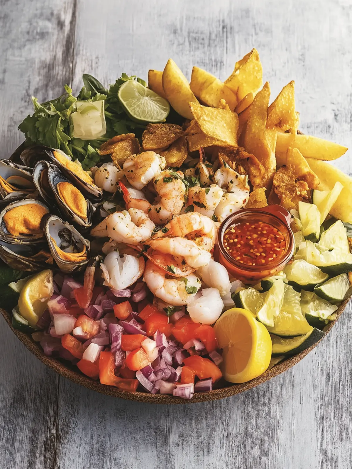 Savory Peruvian Jalea: A Seafood Platter Adventure! 2 Peruvian Jalea (Seafood Platter)