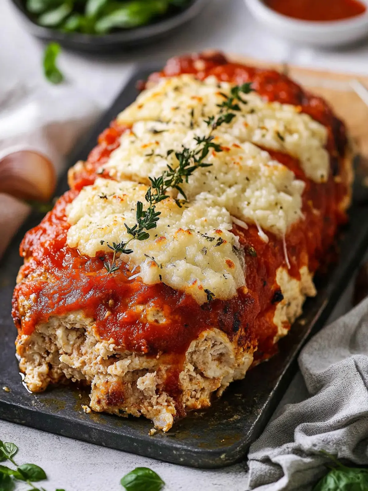 Cheesy Parmesan Chicken Meatloaf Everyone Will Love 3 Parmesan Chicken Meatloaf