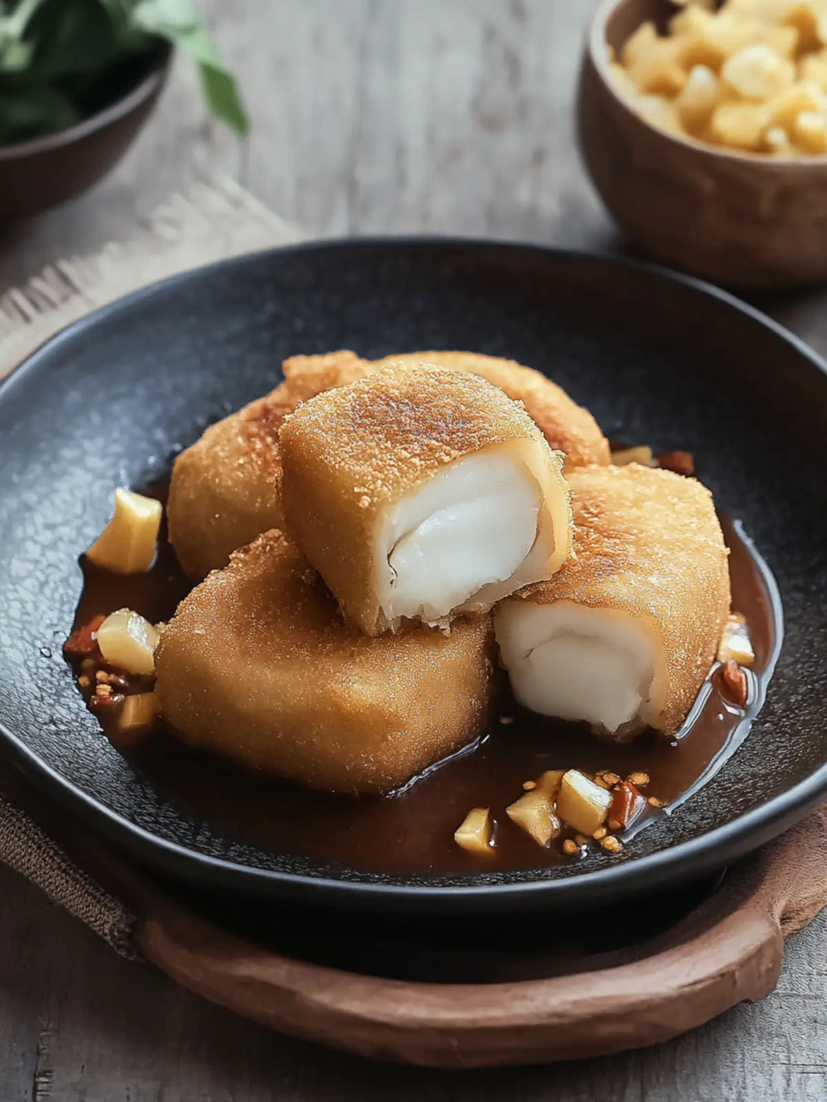 Delicious Indonesian Pempek: A Flavorful Twist on Fish Cake 4 Indonesian Pempek (Fried Fish Cake)