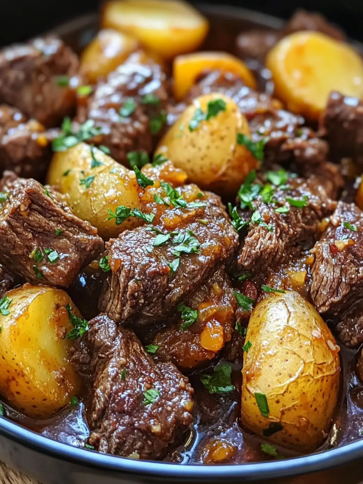Slow Cooker Garlic Butter Beef with Potatoes – Effortless Comfort 5 Slow Cooker Garlic Butter Beef with Potatoes – Easy Tender Recipe