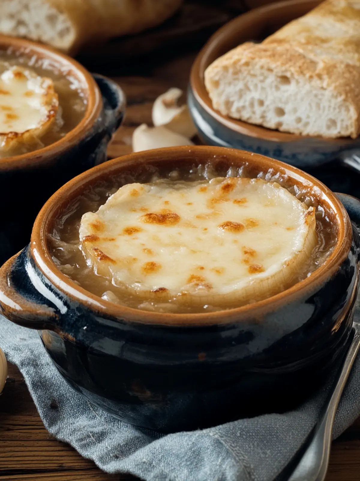 Hearty Soupe à l’Oignon: Comfort in Every Spoonful 3 Soupe à l’Oignon (French Onion Soup)