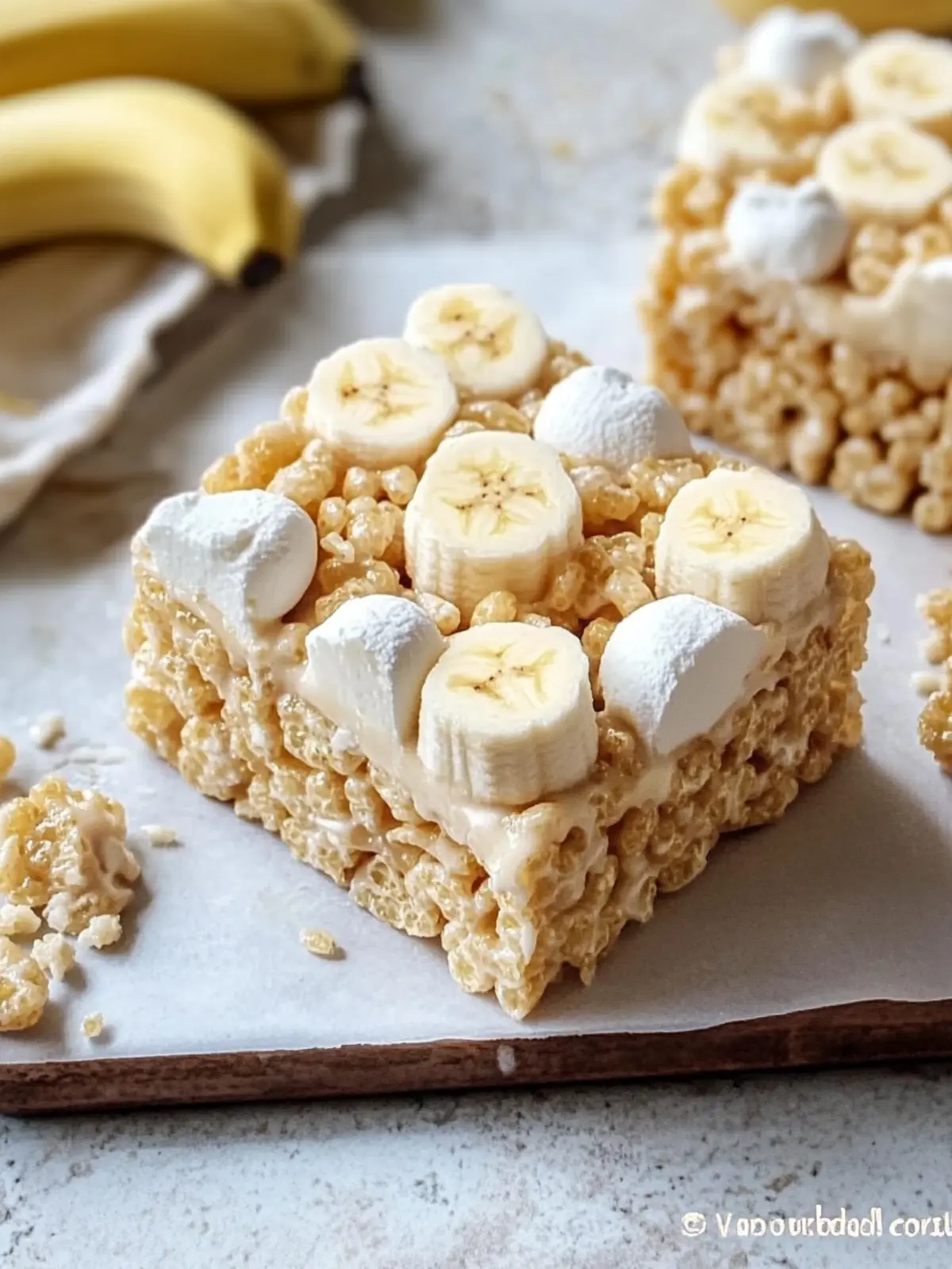 Irresistible Banana Pudding Rice Krispie Treats for Easy Snacking 4 Banana Pudding Rice Krispie Treats
