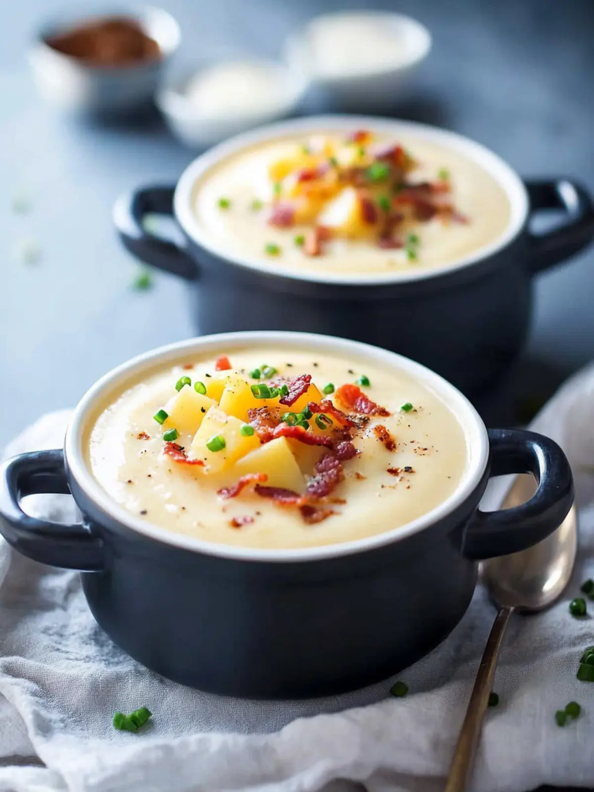 Creamy Loaded Baked Potato Soup with Bacon for Cozy Nights 5 Loaded Baked Potato Soup with Bacon