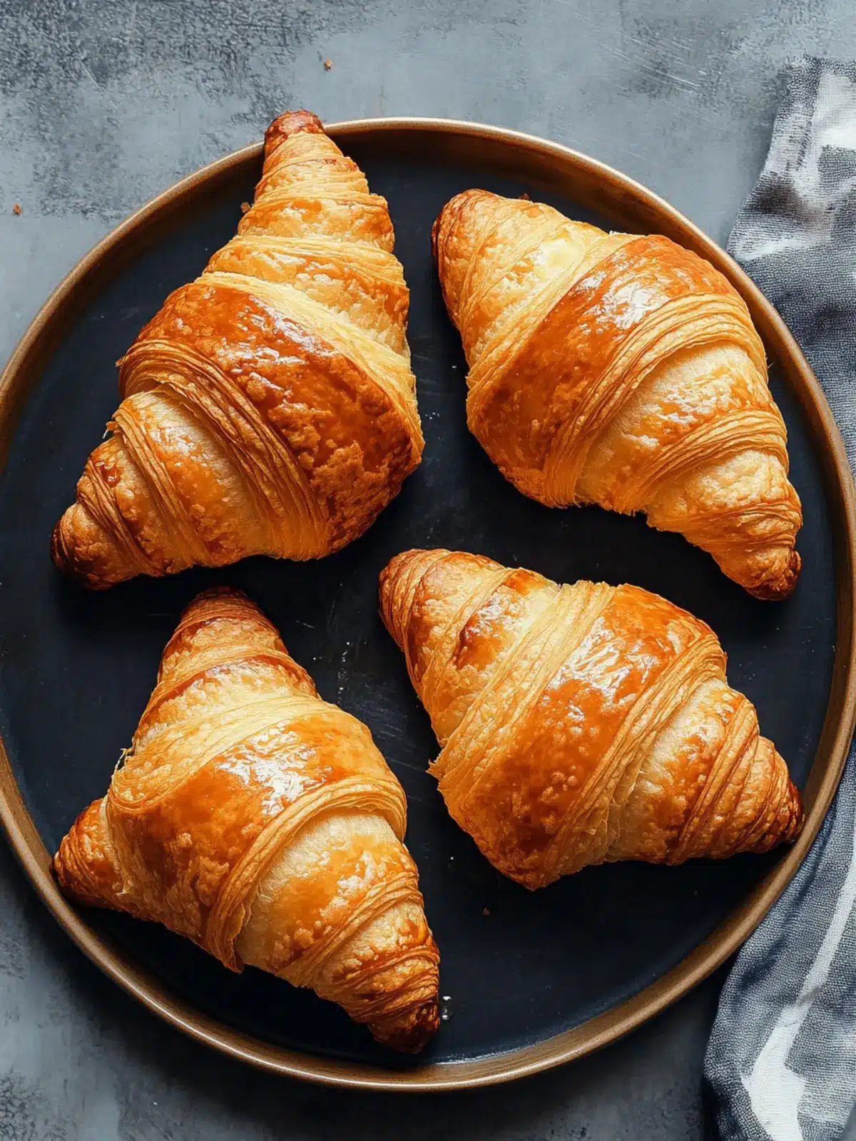 Perfect French Croissants: Buttery Pastry Made Easy 2 French Croissants (Buttery Pastry)