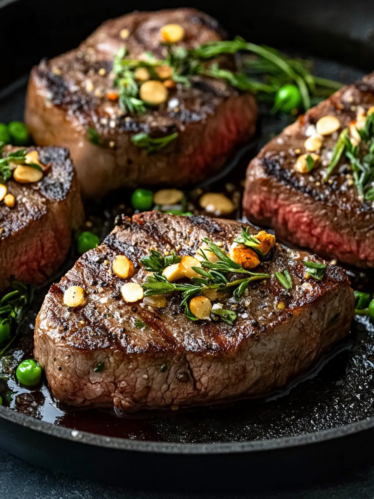 Savor Every Bite: Pan Seared Top Sirloin Steak with Miso Butter 2 Pan Seared Top Sirloin Steak