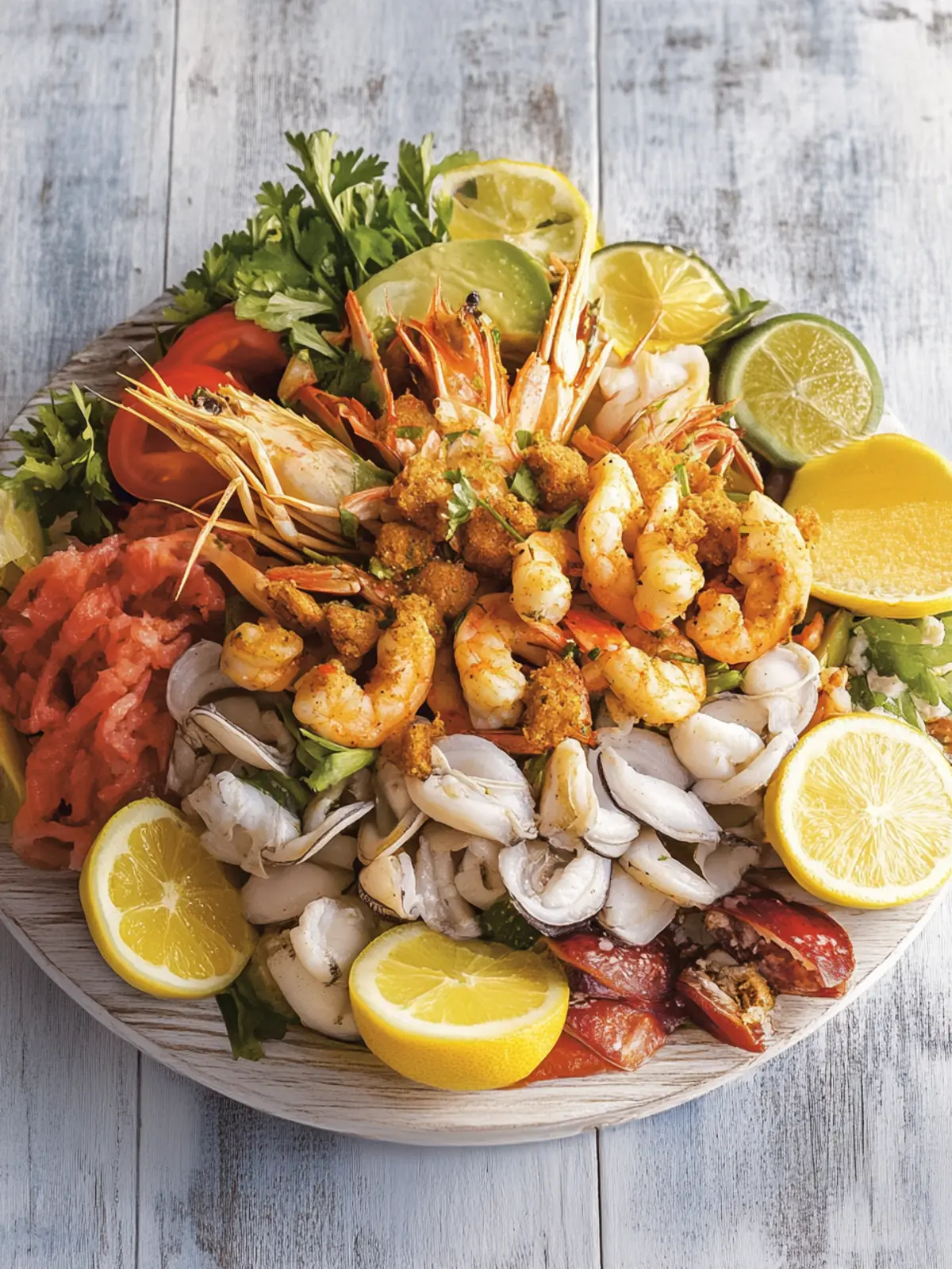 Savory Peruvian Jalea: A Seafood Platter Adventure! 5 Peruvian Jalea (Seafood Platter)