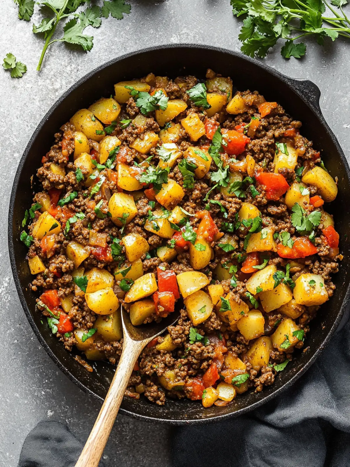 Mexican Ground Beef and Potato Skillet Everyone Will Love 3 Mexican Ground Beef and Potato Skillet