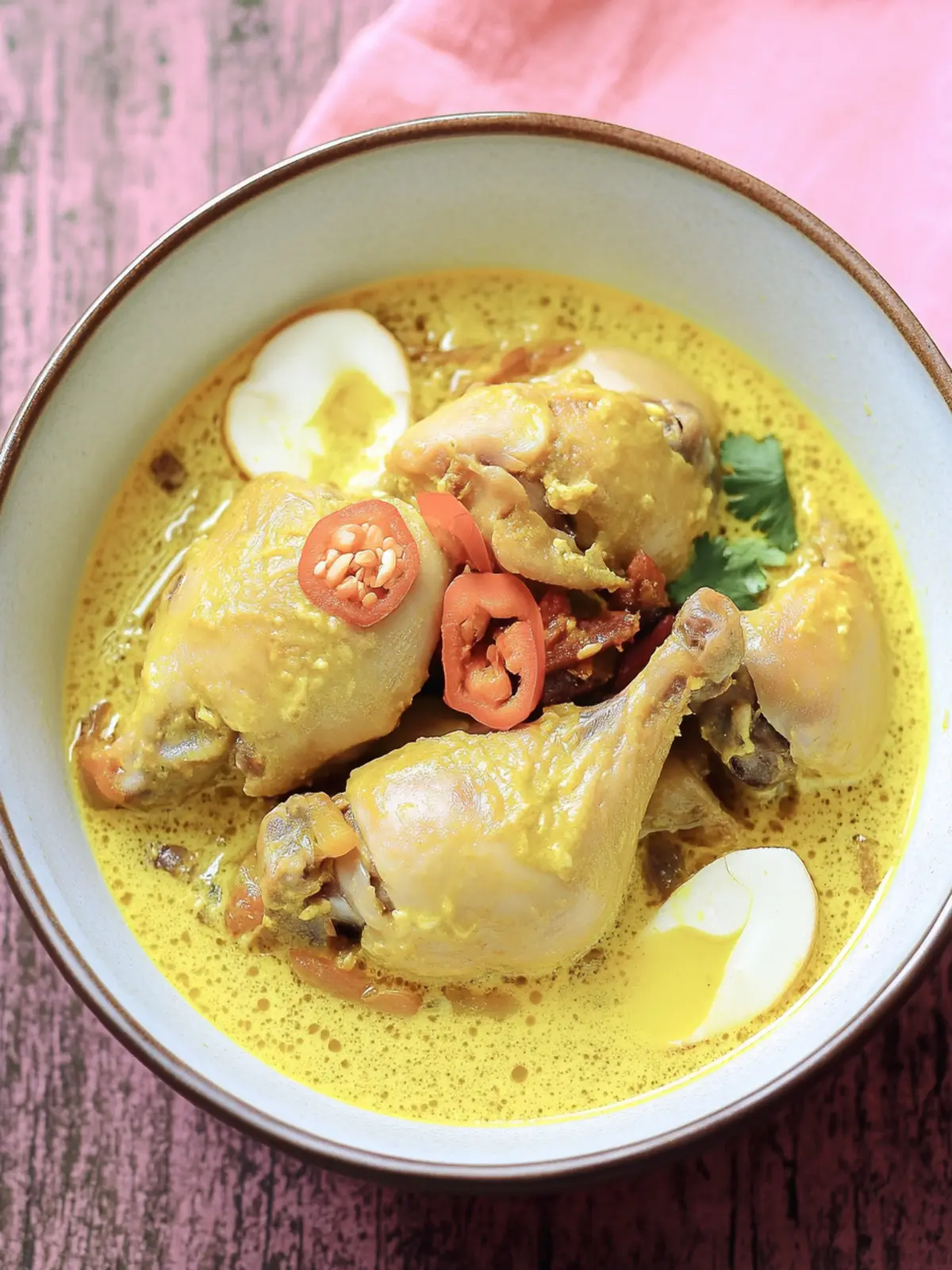 Indonesian Opor Ayam: Comforting Coconut Chicken Stew Recipe 3 Indonesian Opor Ayam (Coconut Chicken Stew)