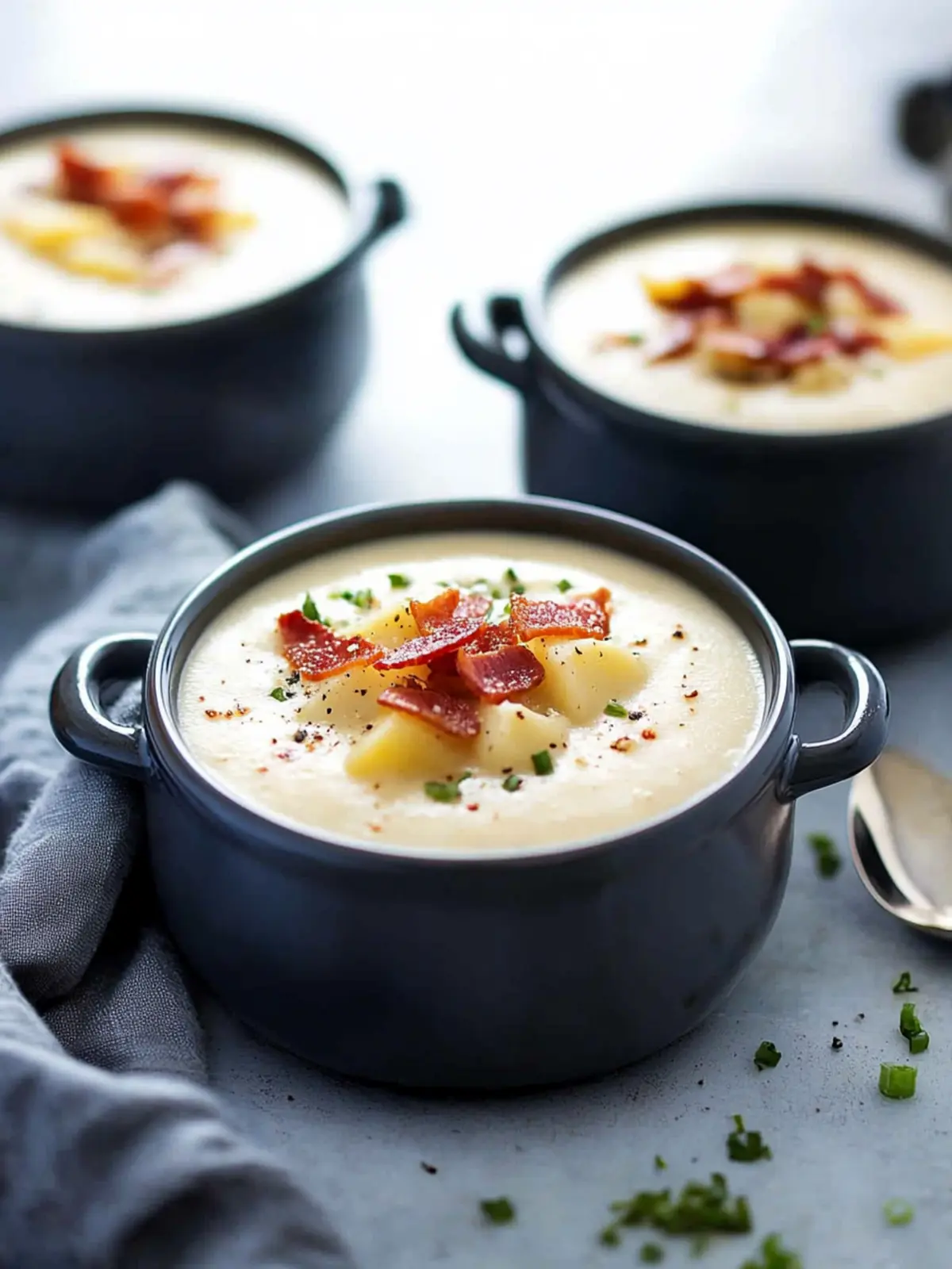Creamy Loaded Baked Potato Soup with Bacon for Cozy Nights 2 Loaded Baked Potato Soup with Bacon