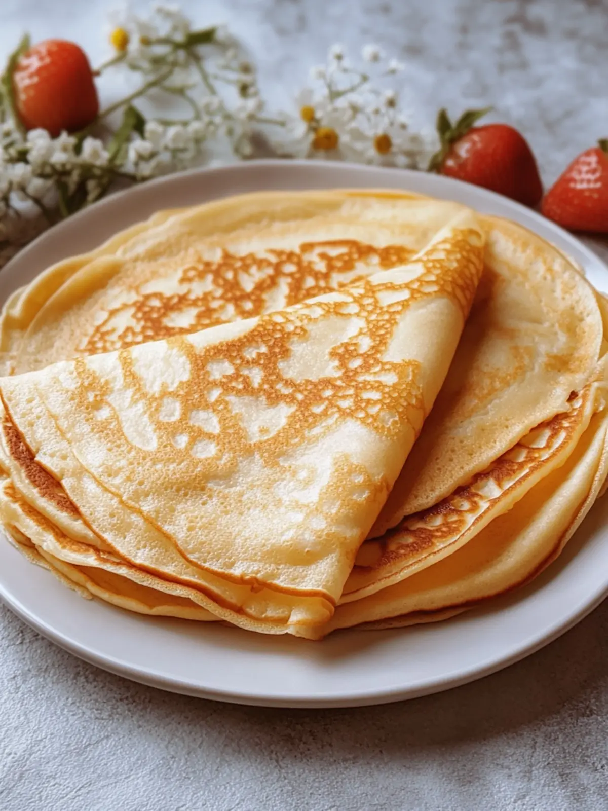 Delicious French Crêpes: Sweet or Savory Pancake Magic 5 French Crêpes (Thin Pancakes)