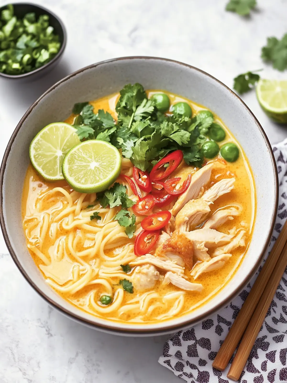 Irresistible Burmese Ohn No Khao Swe: Cozy Coconut Chicken Soup 4 Burmese Ohn No Khao Swe (Coconut Chicken Noodle Soup)