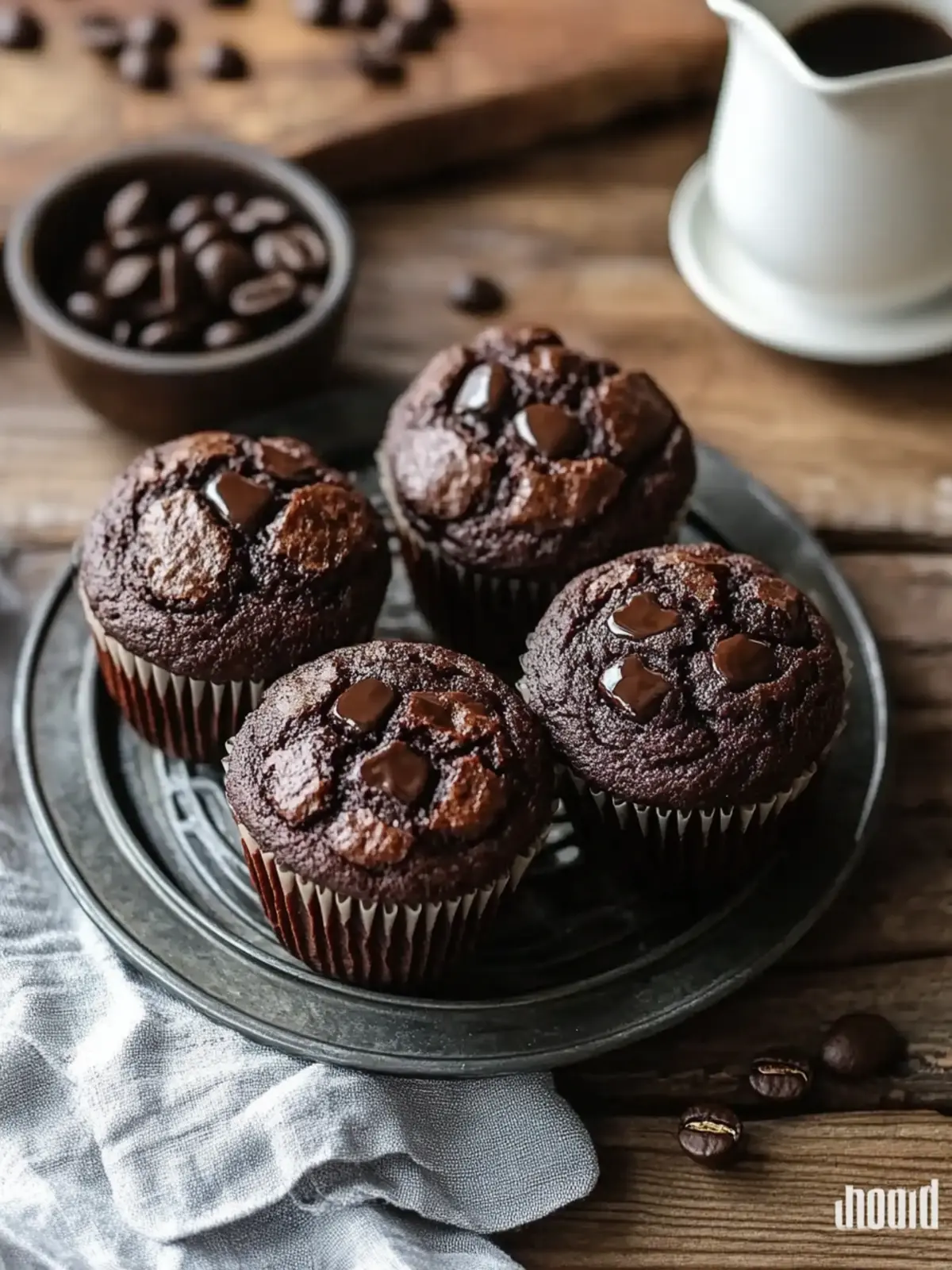 Decadent Double Chocolate Espresso Muffins for Morning Bliss 4 Double Chocolate Espresso Muffins