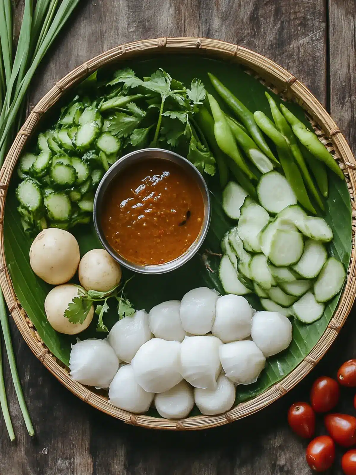 Burmese Ngapi Yay: Savory Fish Paste Dip with Fresh Veggies 2 Burmese Ngapi Yay (Fish Paste Dip with Vegetables)
