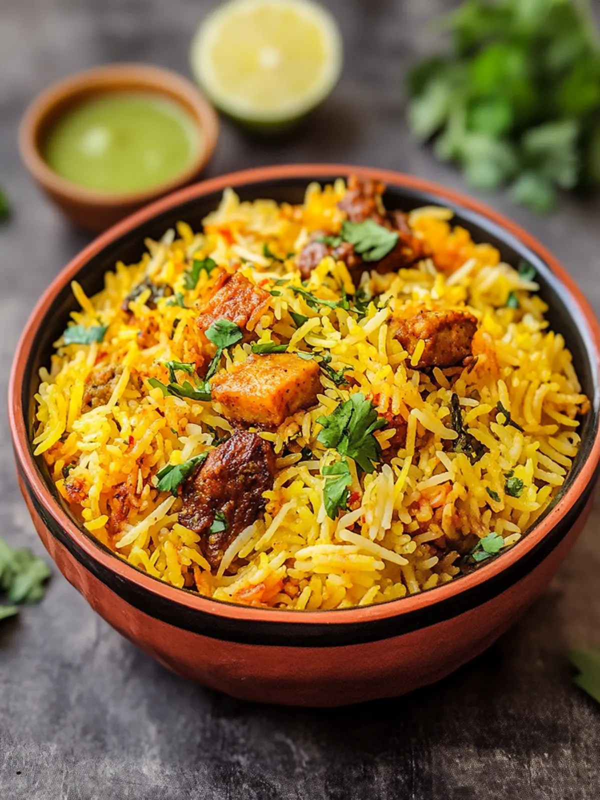 Savory Indian Biryani: Perfect Spiced Rice with Meat or Veggies 4 Indian Biryani (Spiced Rice with Meat or Vegetables)